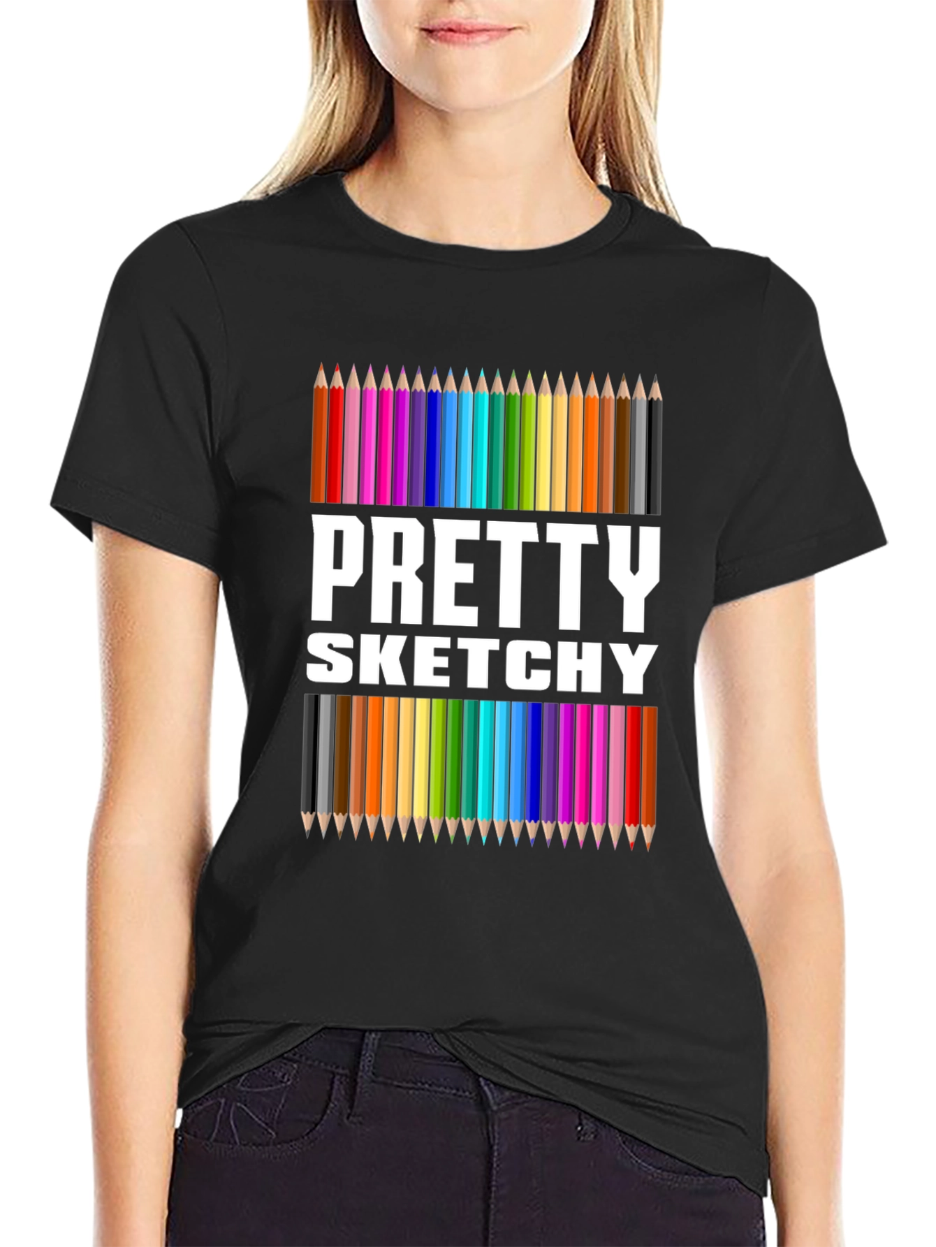 Pretty Sketchy Graphic Tee - Artist Inspired T-Shirt