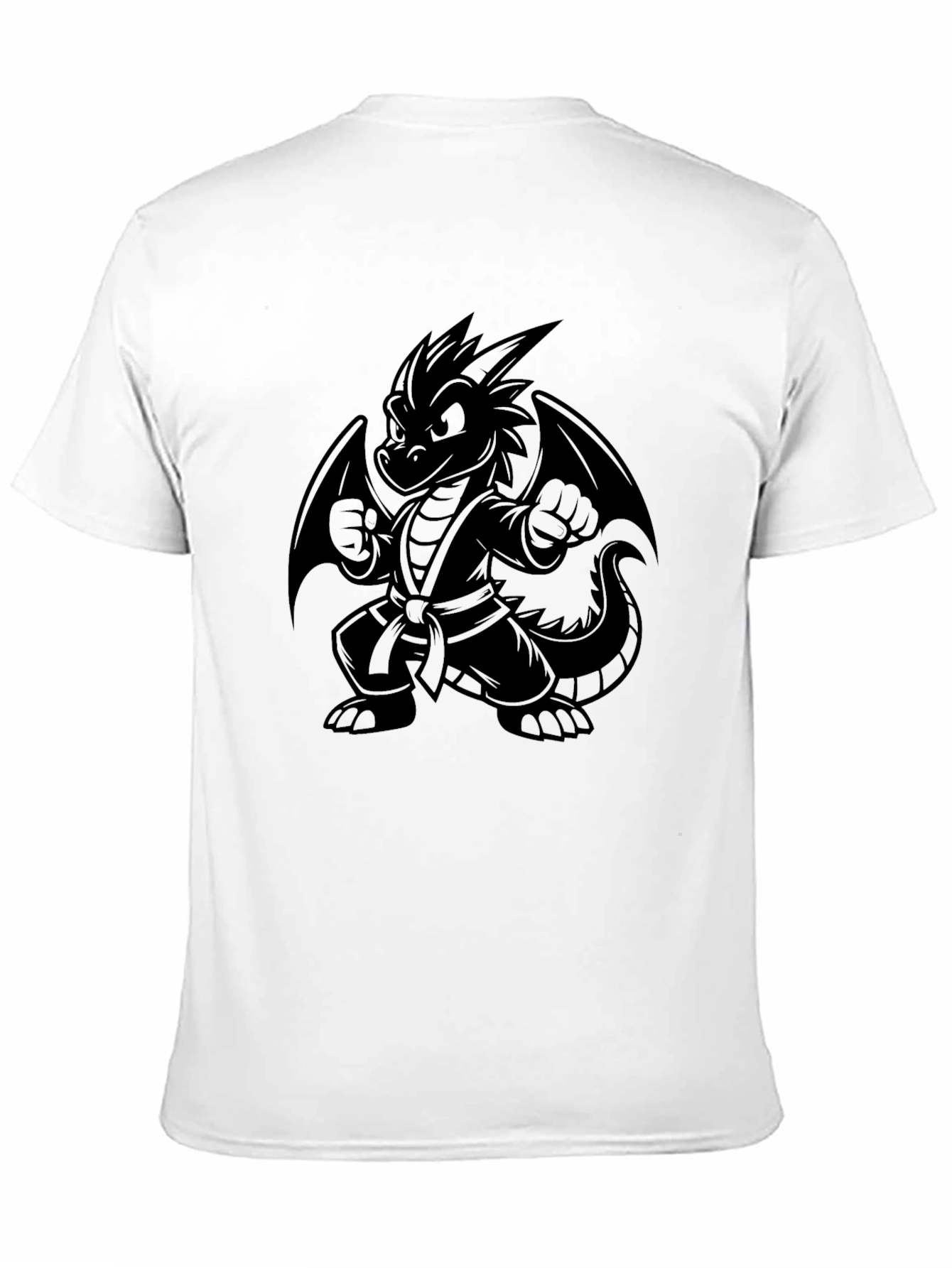 Martial Arts Dragon T-Shirt - Black Karate Kid Dragon