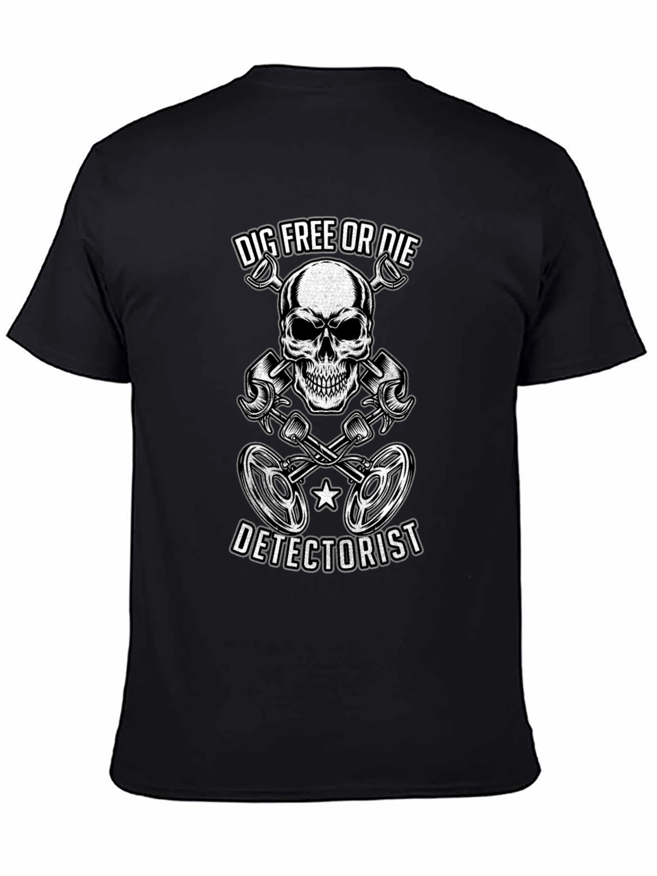 Dig Free or Die Detectorist T-Shirt