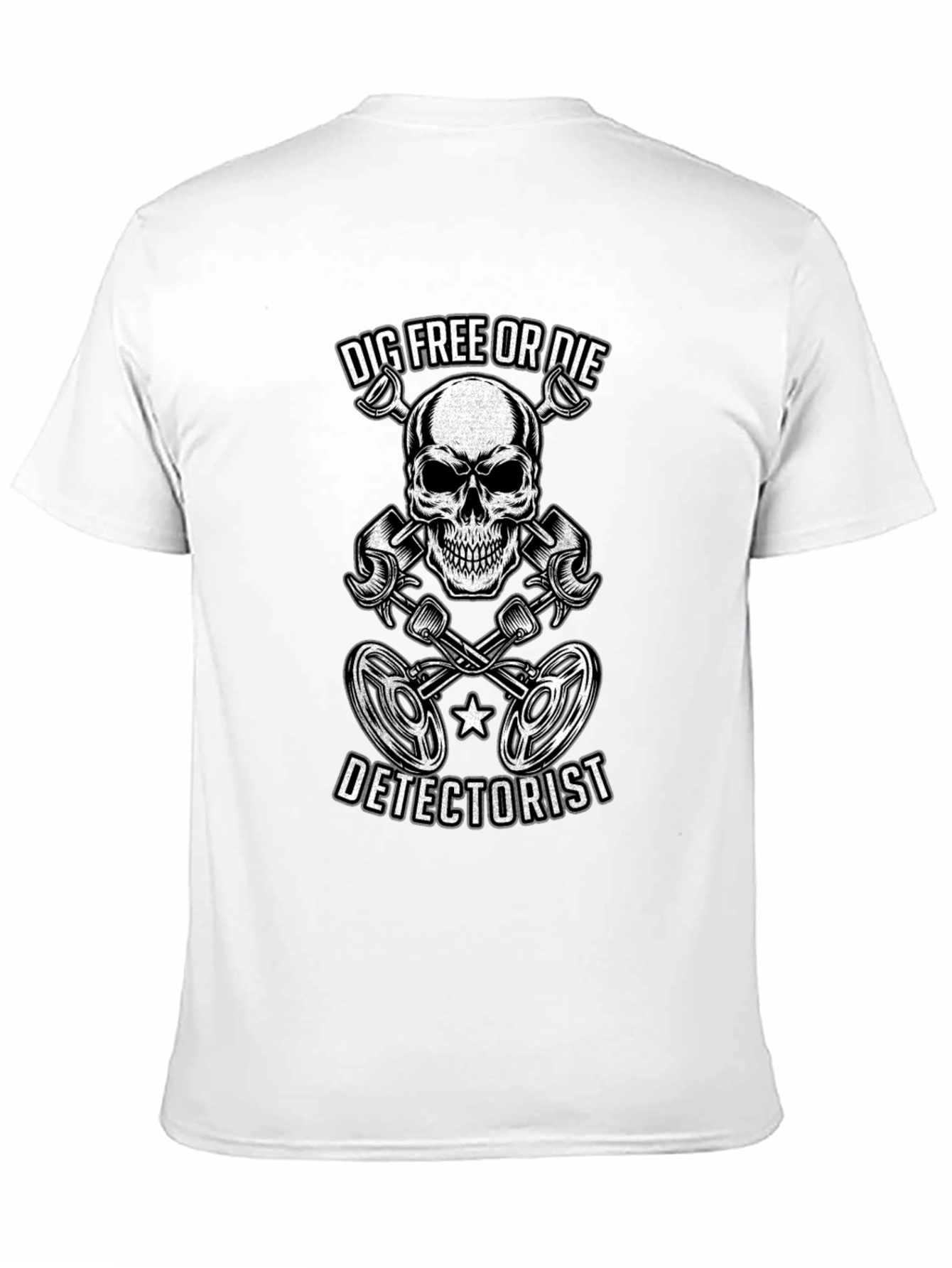 Dig Free or Die Detectorist T-Shirt
