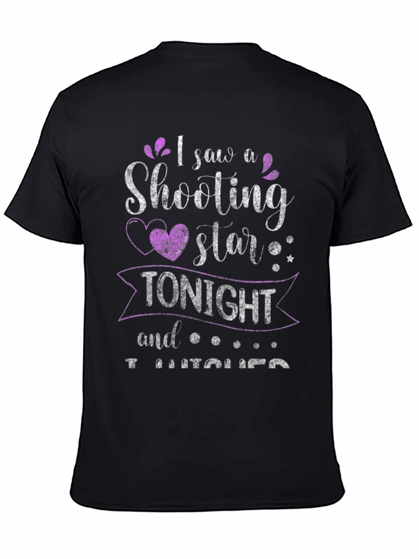 Shooting Star Graphic Tee - Black