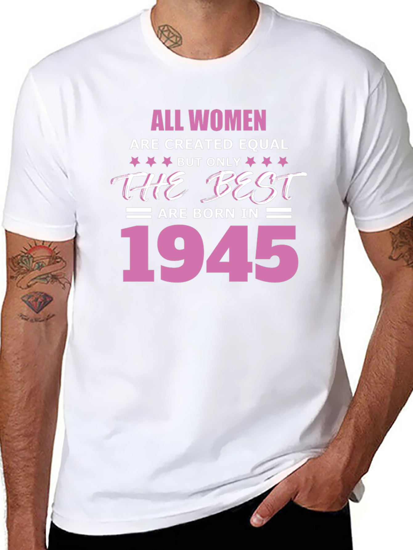 Born in 1945 Womens T-Shirt