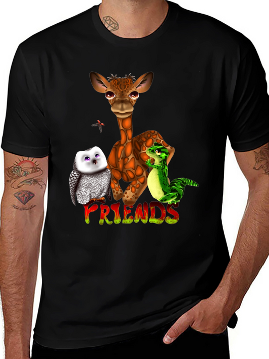 Animal Friends Graphic T-Shirt
