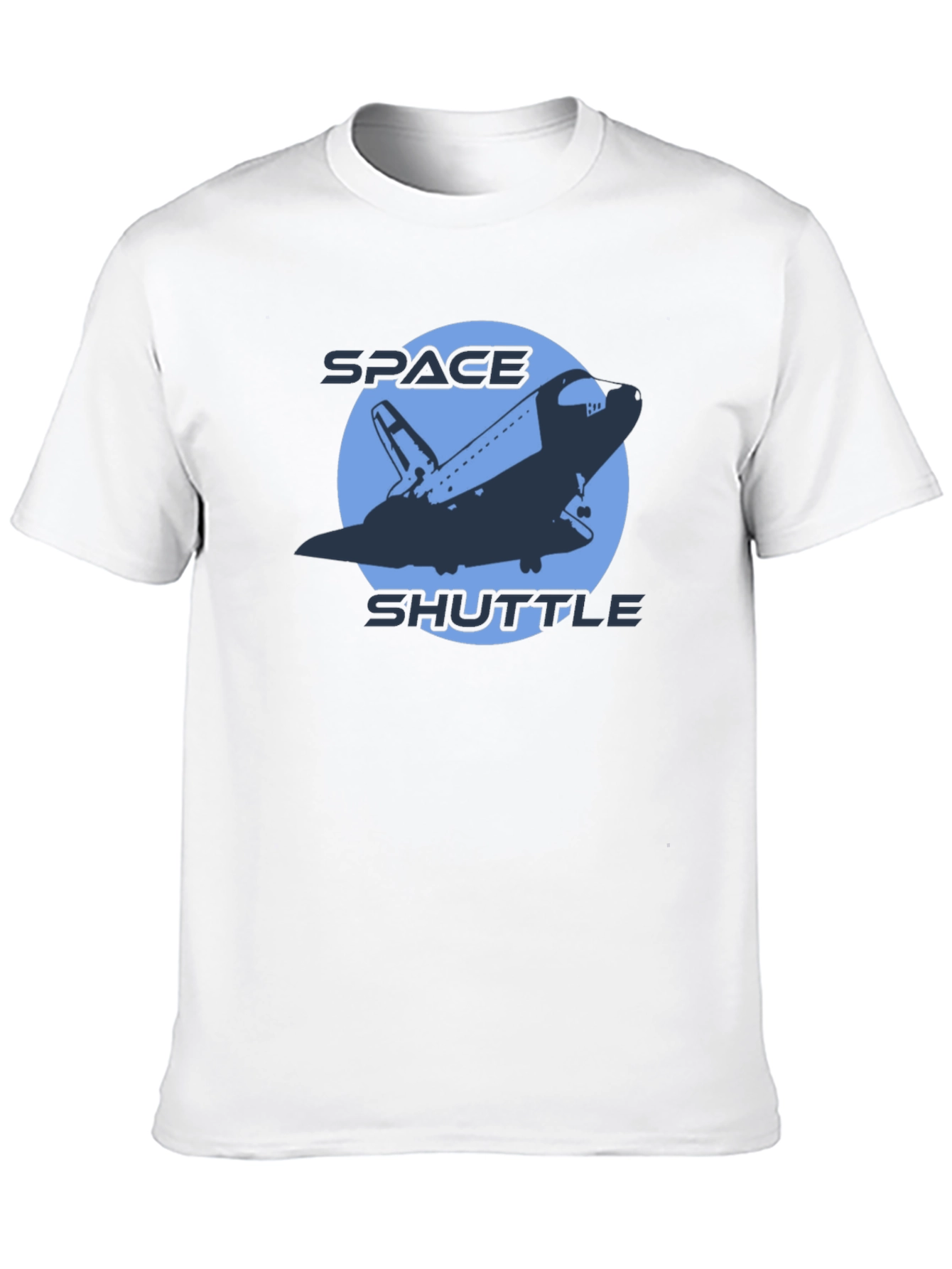 Space Shuttle Graphic T-Shirt - Black