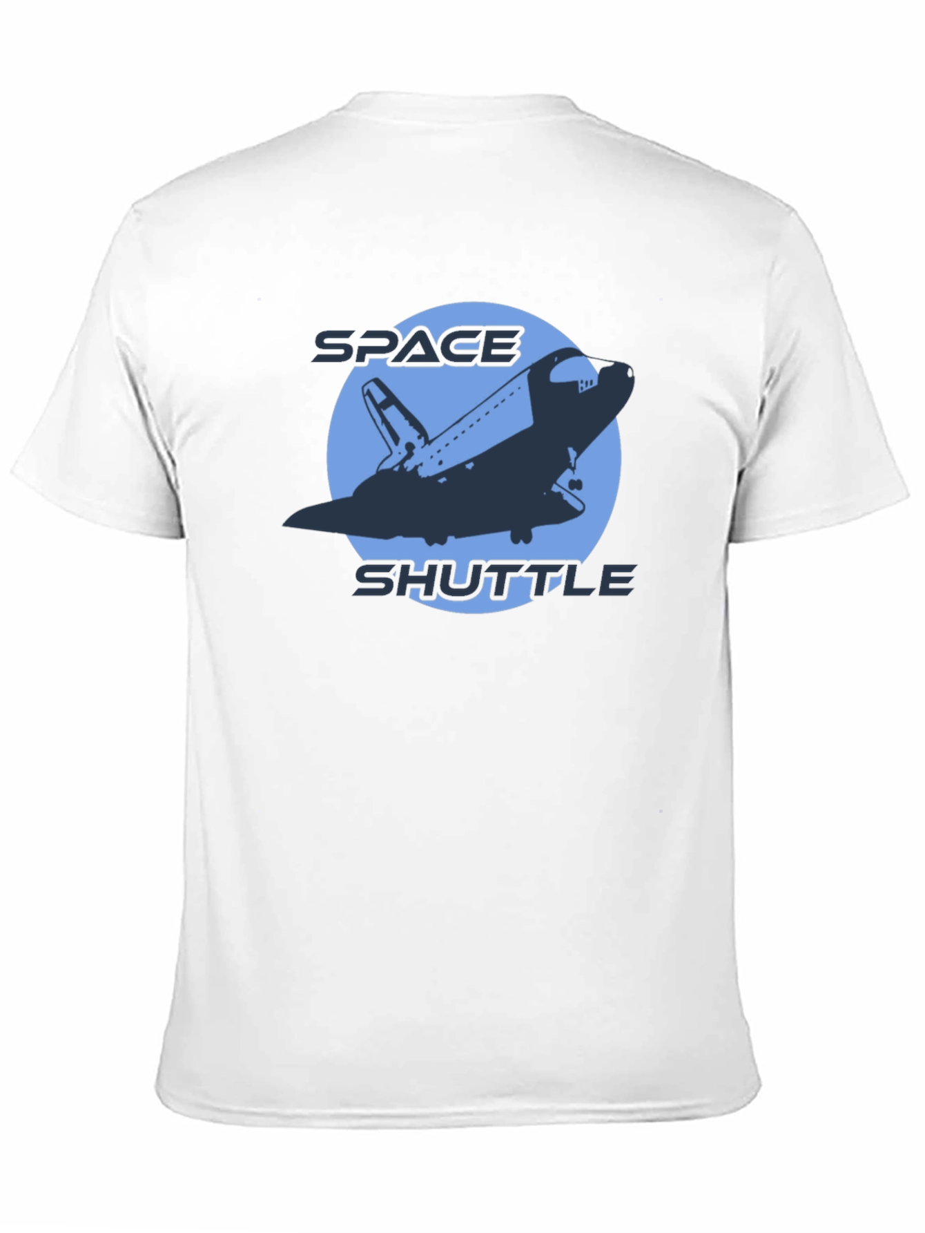 Space Shuttle Graphic T-Shirt - Black