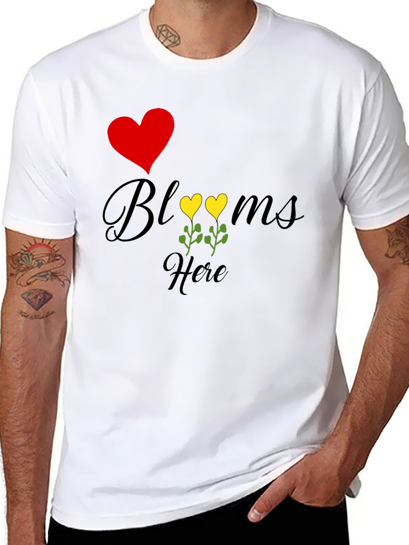 I Heart Blooms Here - Graphic T-Shirt