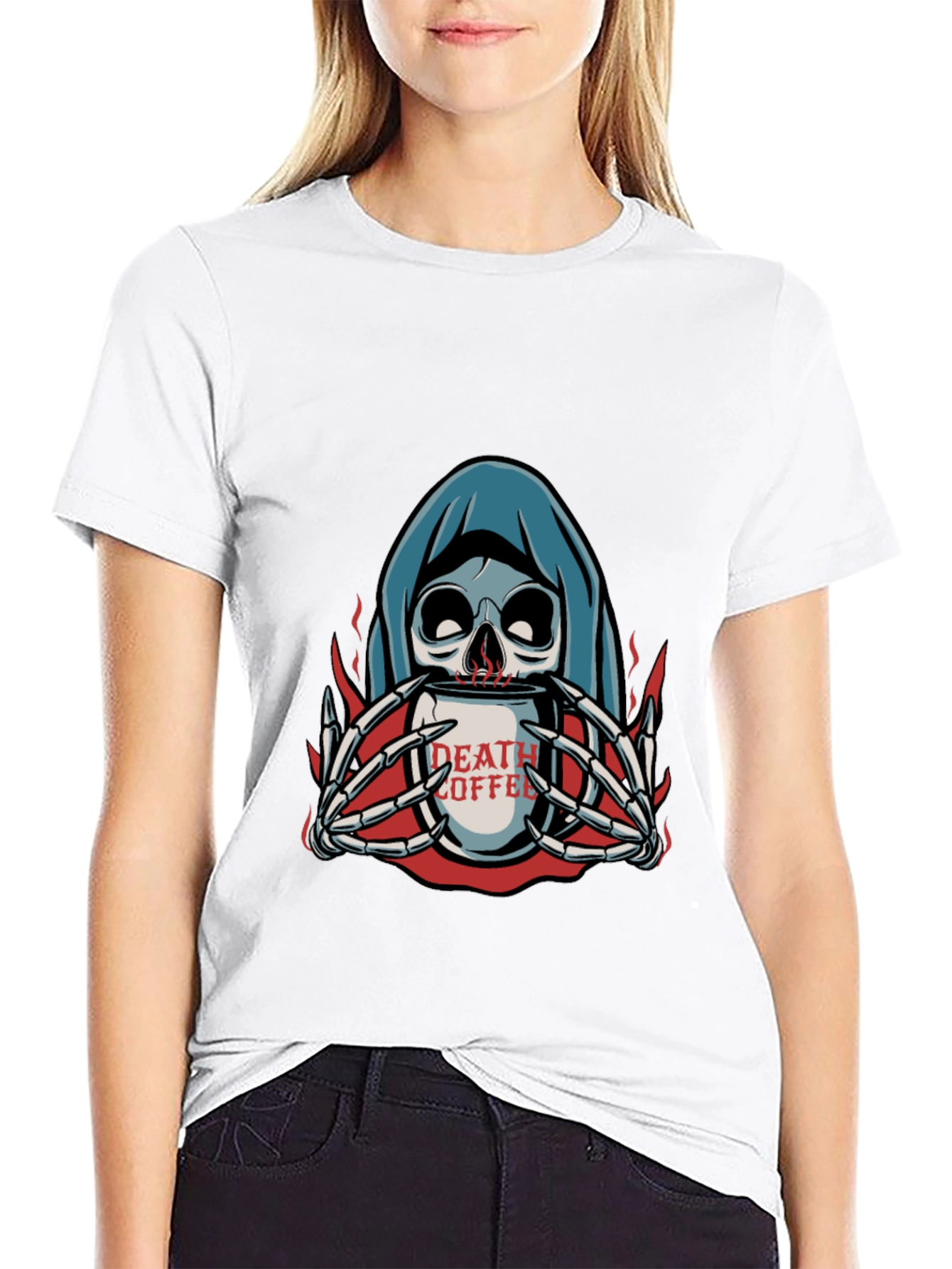 Death Coffee Graphic T-Shirt