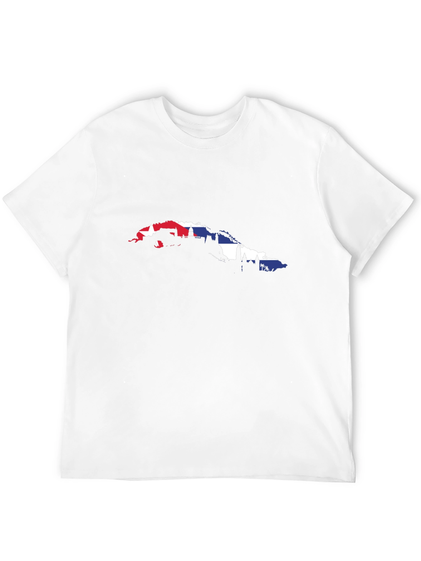 Cuba Map Silhouette T-Shirt - Island Pride Tee