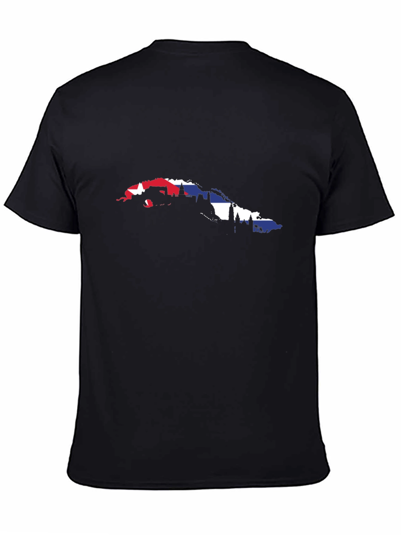 Cuba Map Silhouette T-Shirt - Island Pride Tee