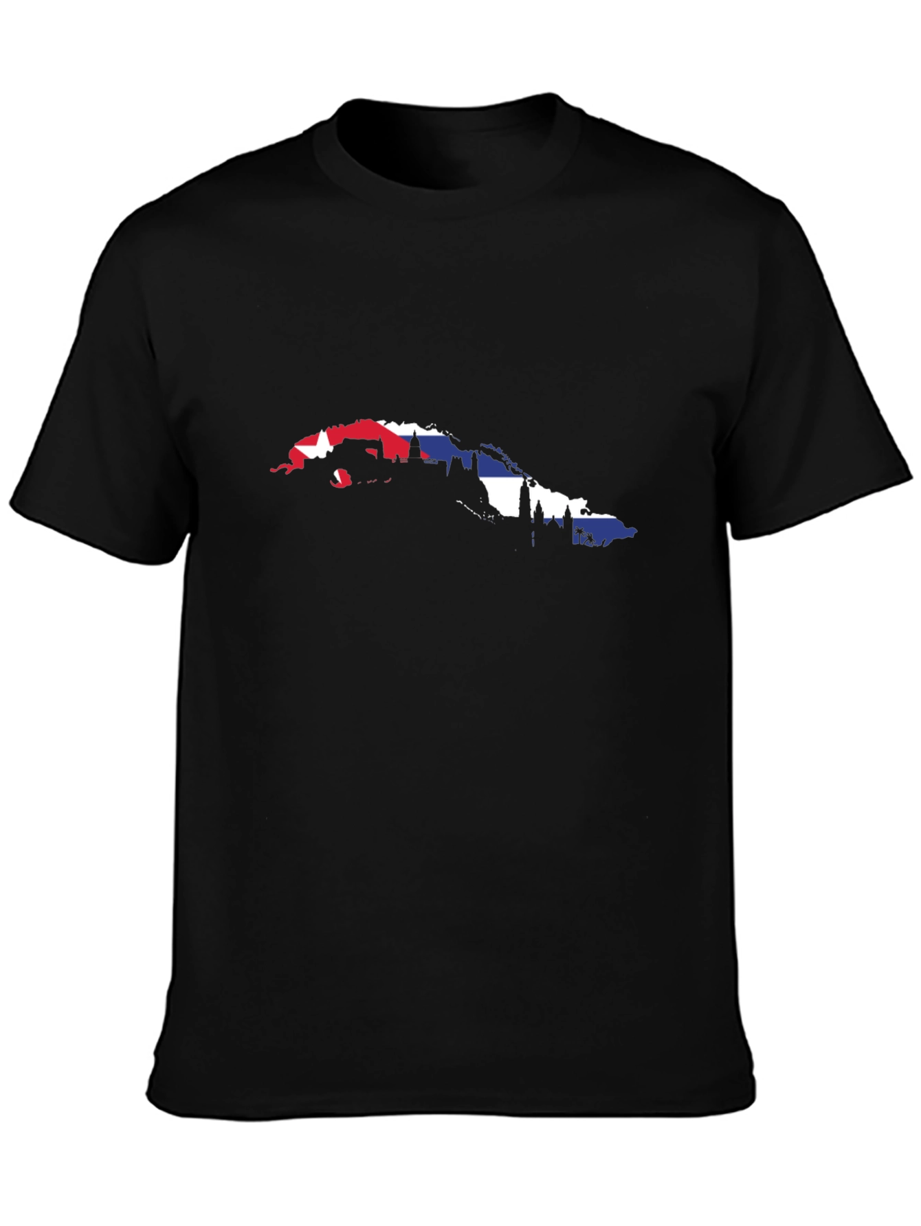 Cuba Map Silhouette T-Shirt - Island Pride Tee