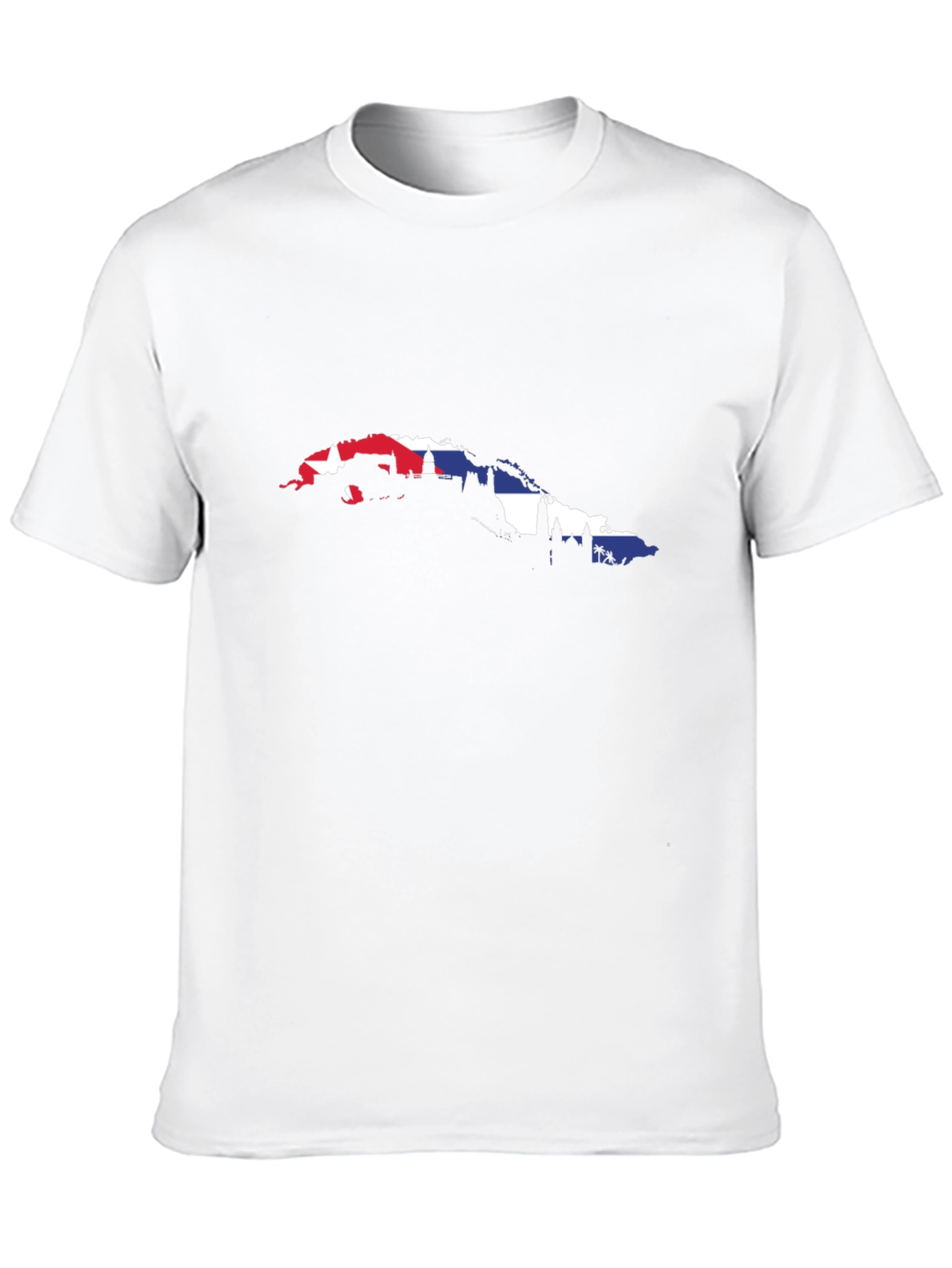 Cuba Map Silhouette T-Shirt - Island Pride Tee