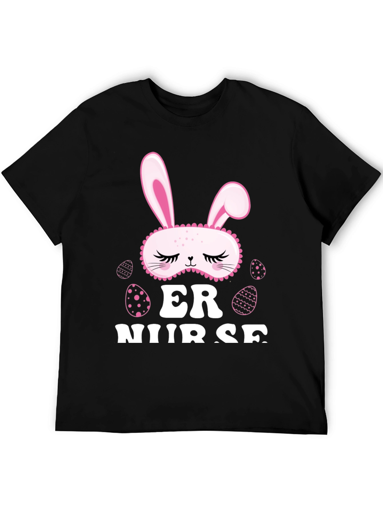 Easter ER Nurse T-Shirt - Bunny Mask Design