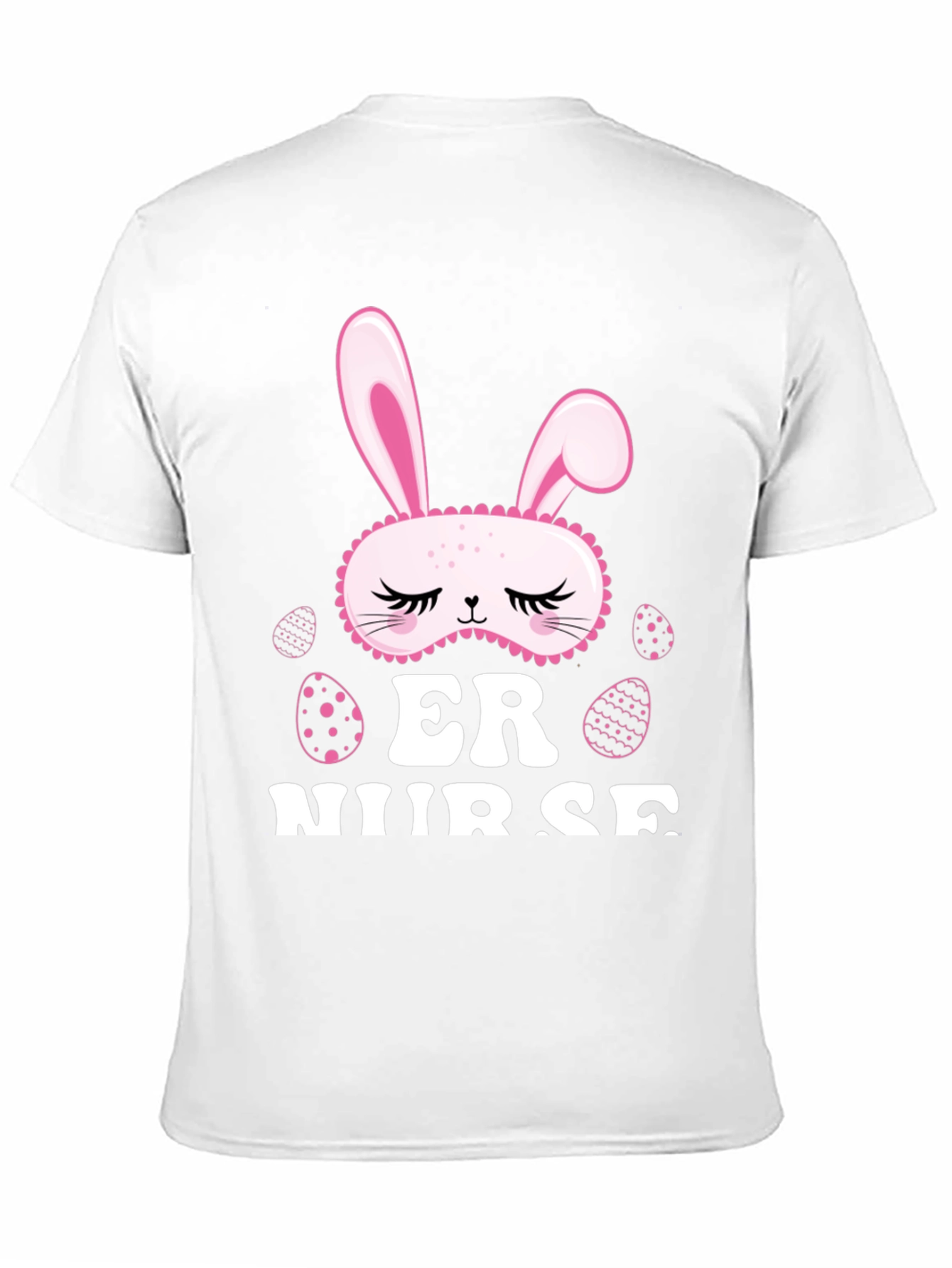Easter ER Nurse T-Shirt - Bunny Mask Design