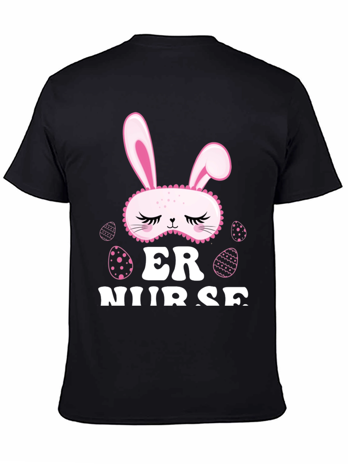 Easter ER Nurse T-Shirt - Bunny Mask Design