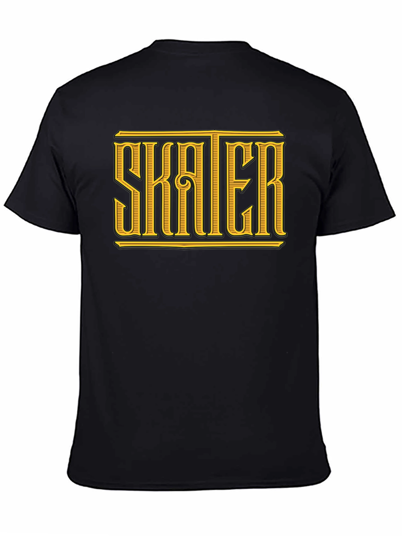 Skater Graphic Tee - Classic Black T-Shirt
