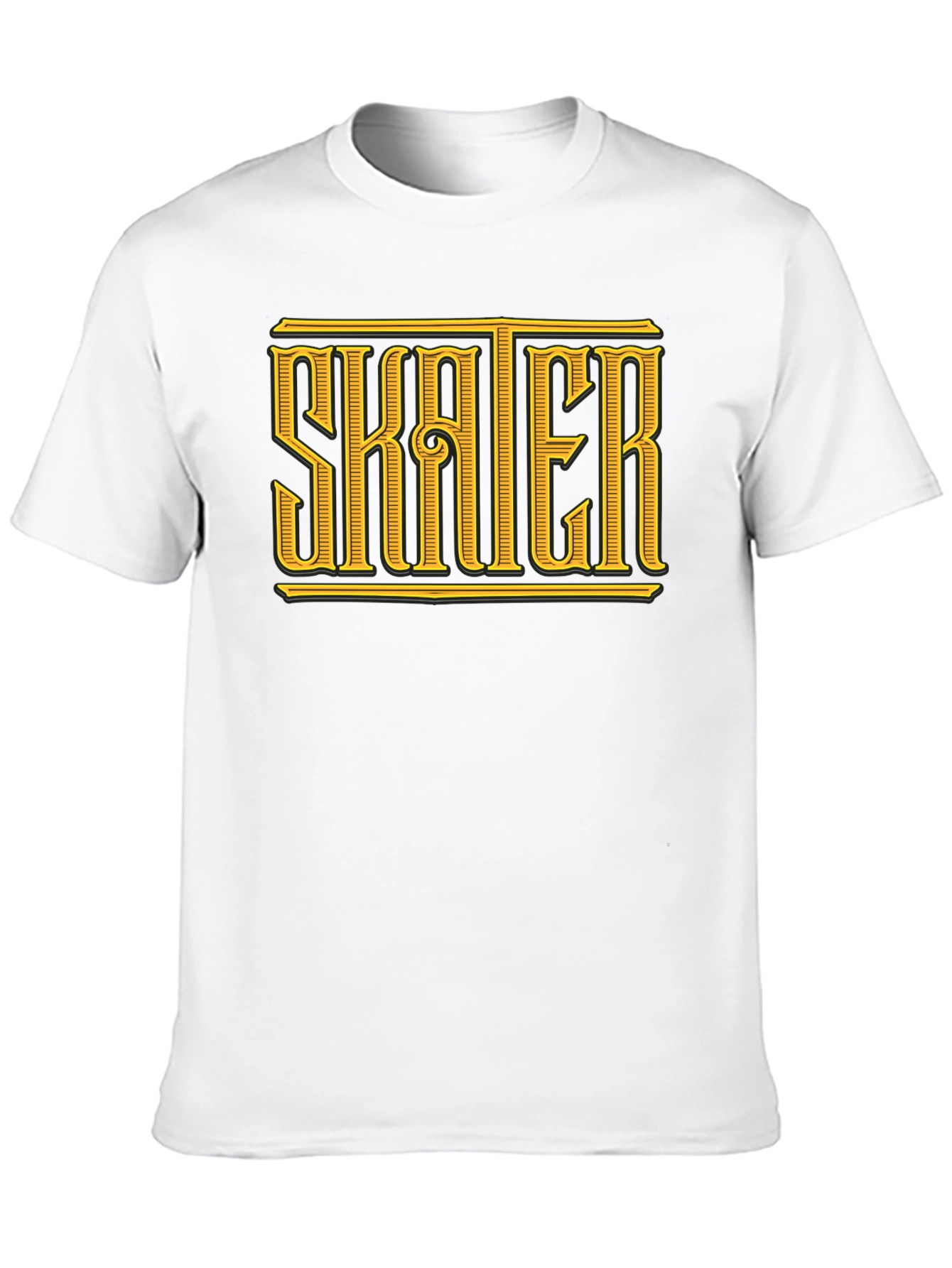 Skater Graphic Tee - Classic Black T-Shirt