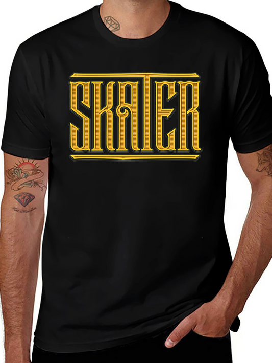 Skater Graphic Tee - Classic Black T-Shirt