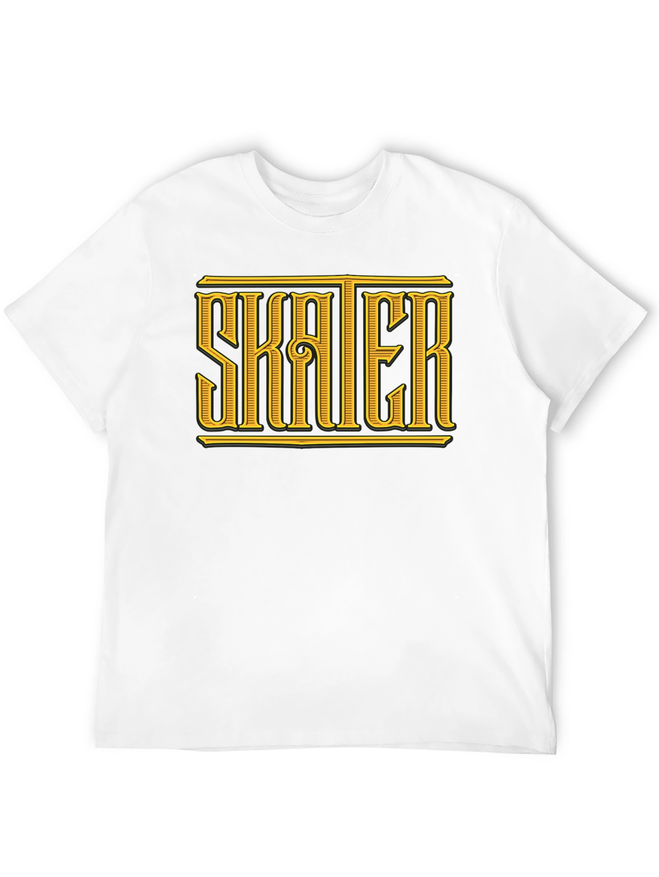 Skater Graphic Tee - Classic Black T-Shirt
