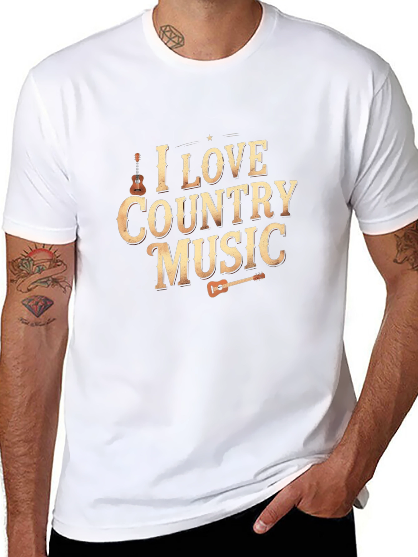 I Love Country Music Graphic Tee