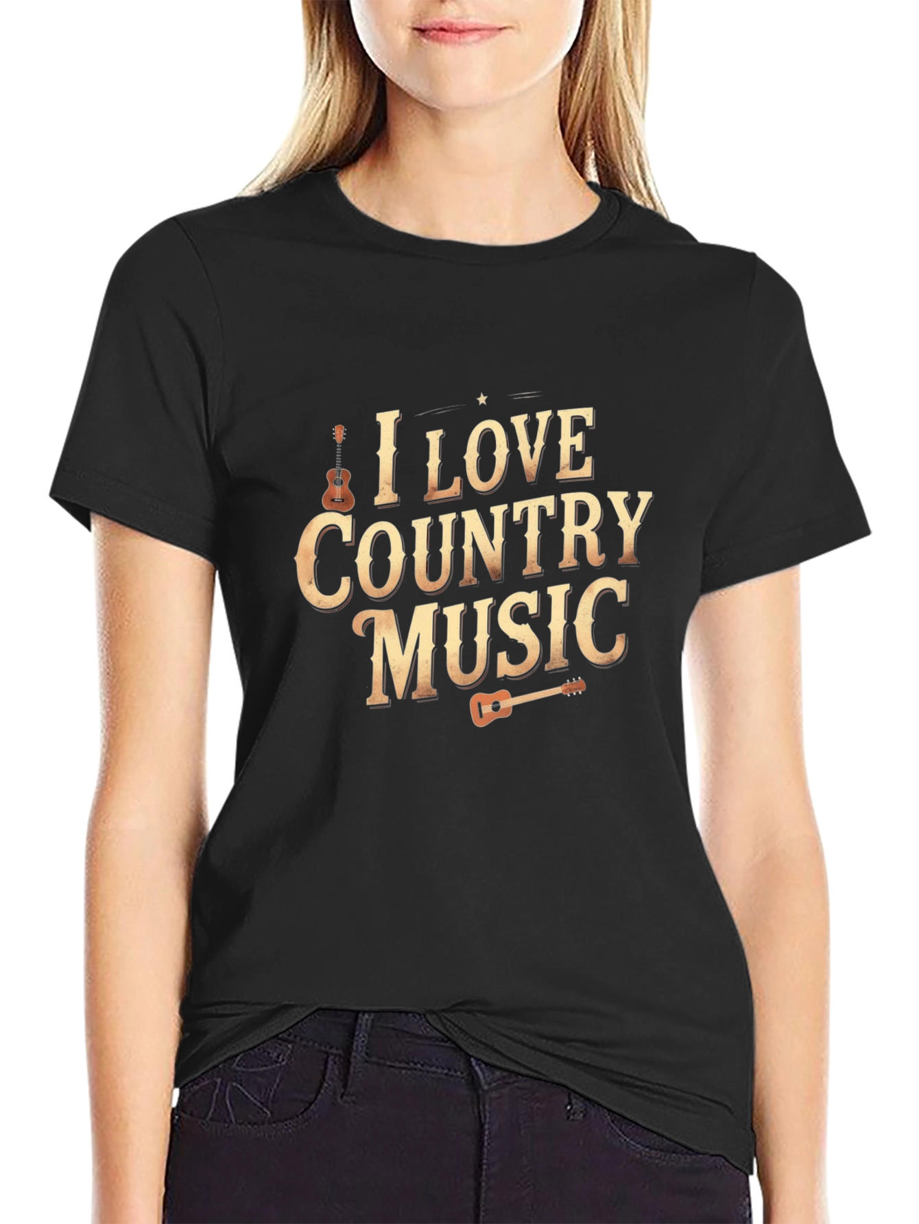 I Love Country Music Graphic Tee