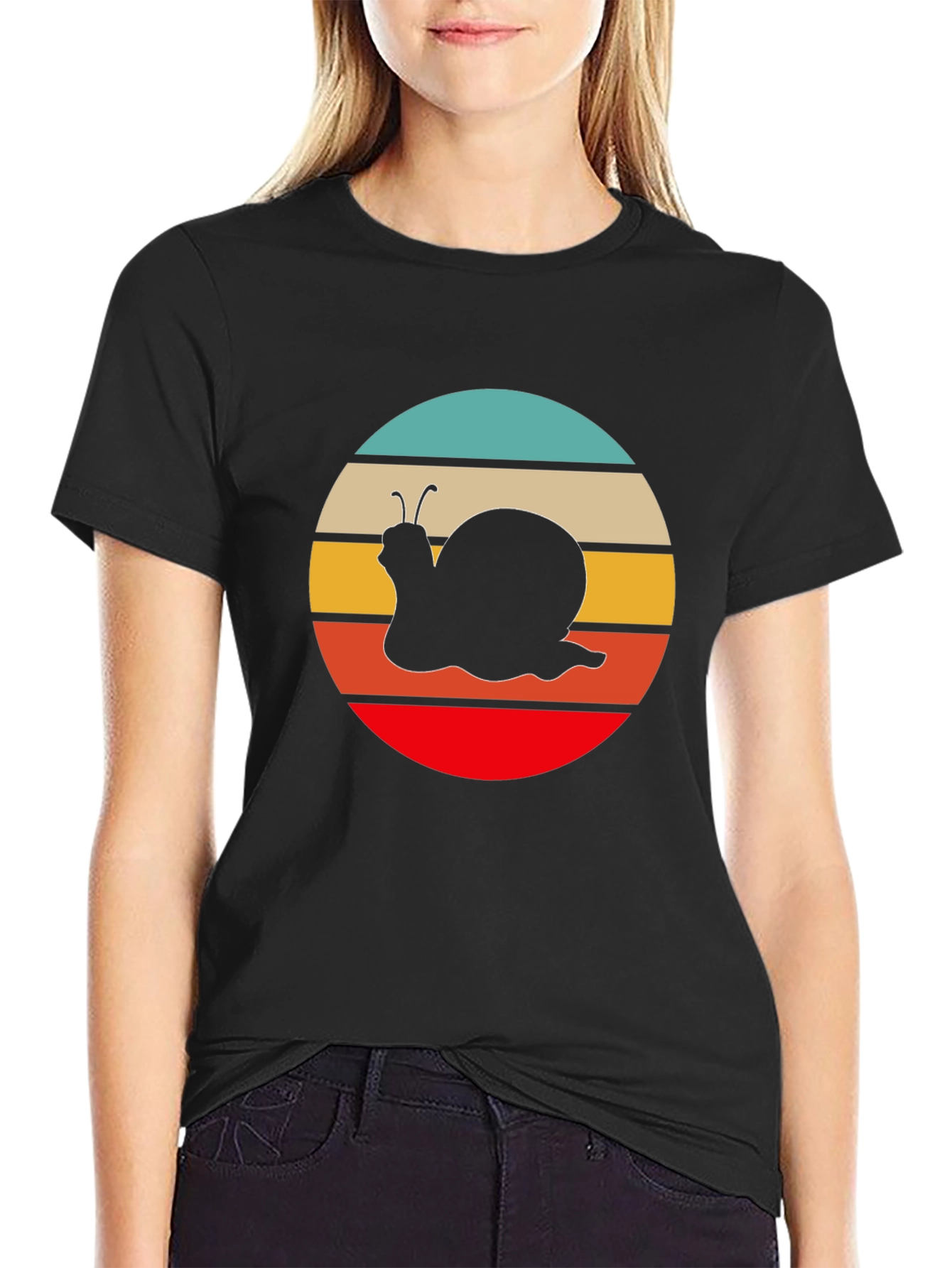 Retro Snail Graphic Tee