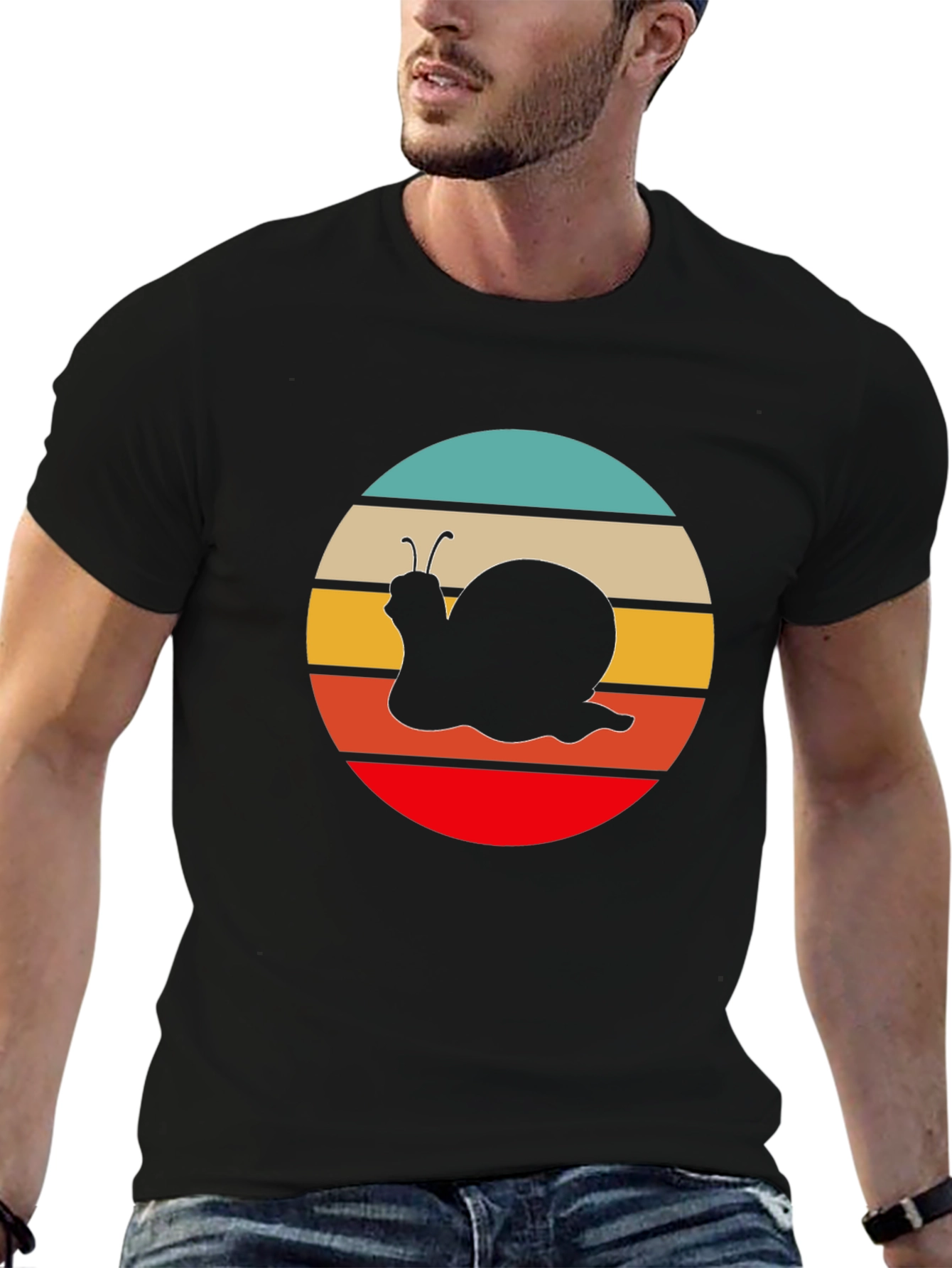 Retro Snail Graphic Tee
