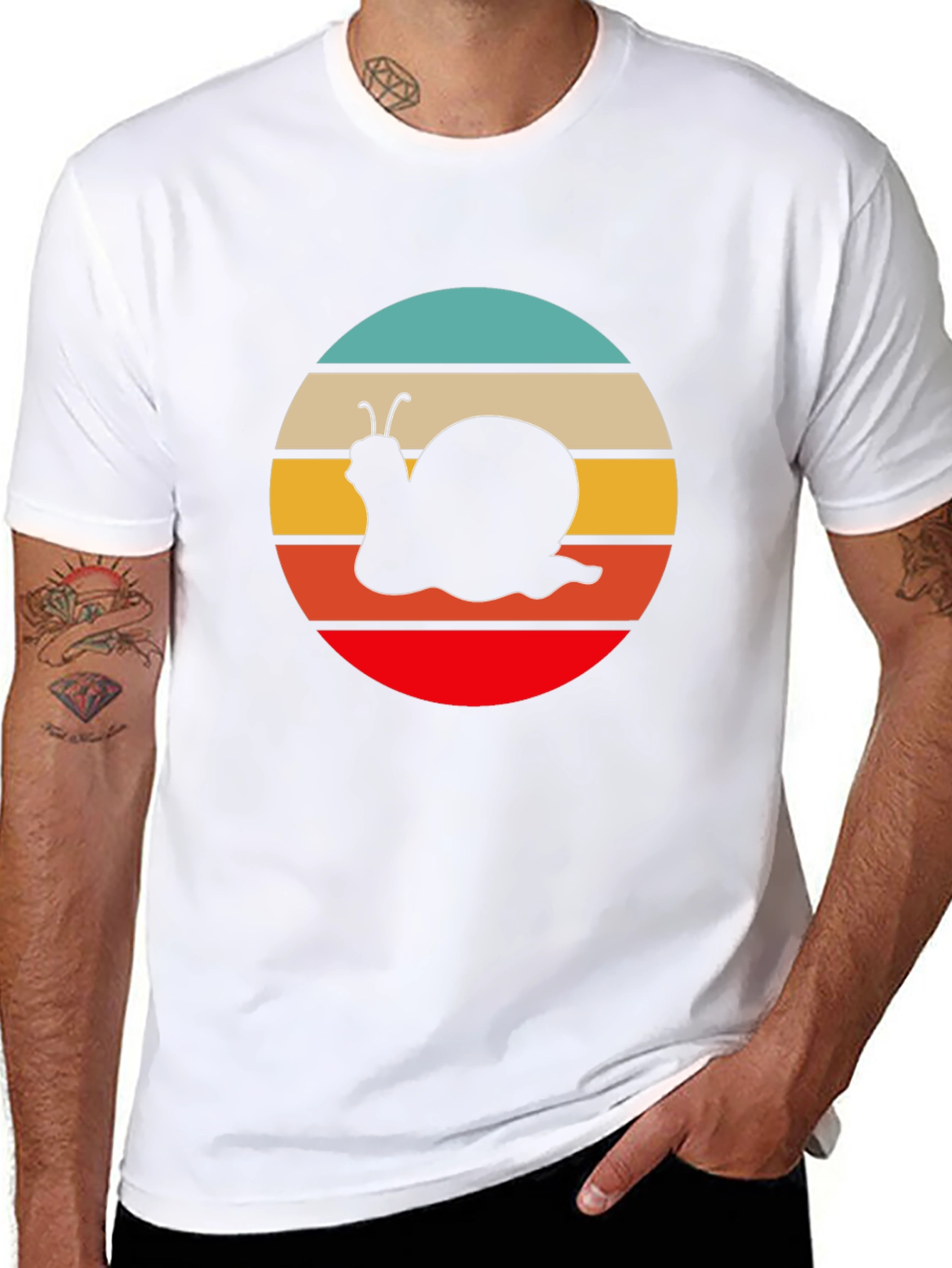 Retro Snail Graphic Tee