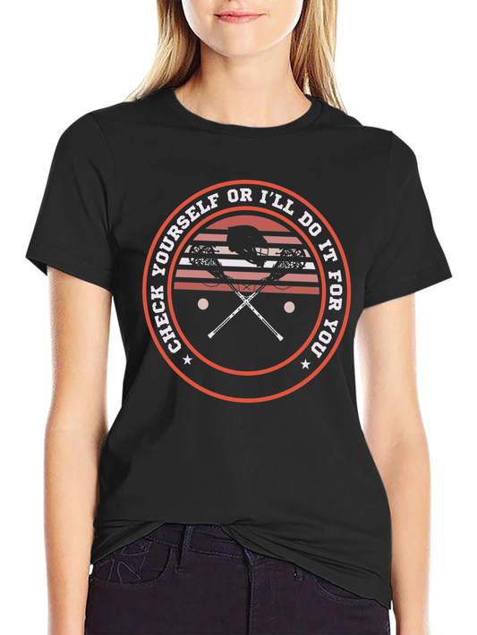 Check Yourself Lacrosse Graphic Tee