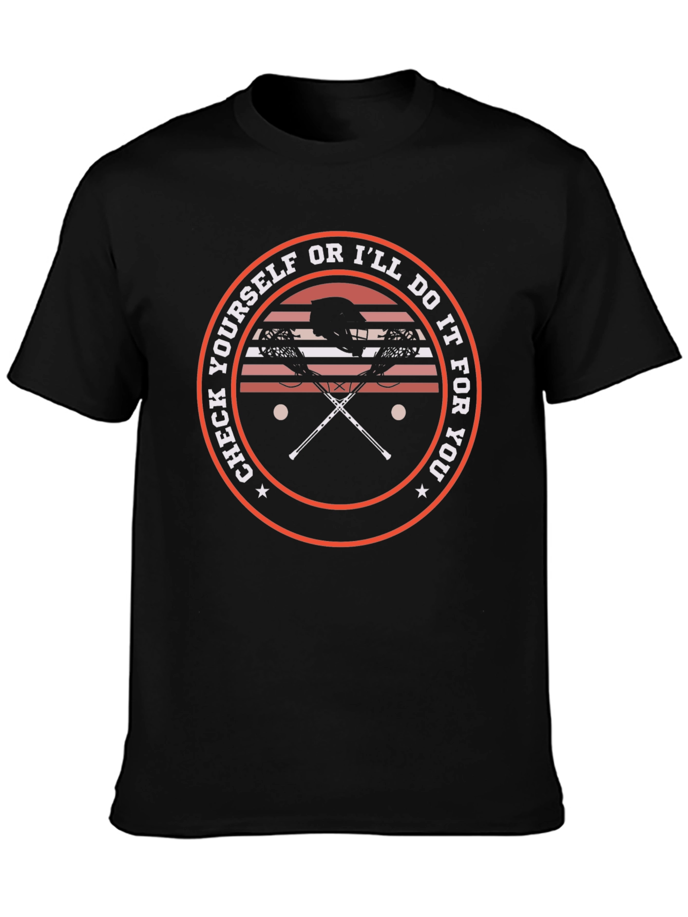 Check Yourself Lacrosse Graphic Tee