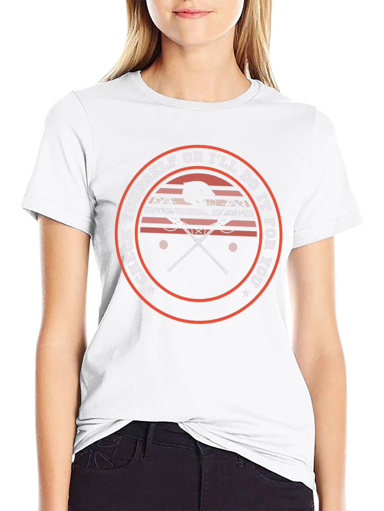 Check Yourself Lacrosse Graphic Tee