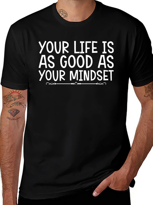 Motivational Mindset T-Shirt - Black
