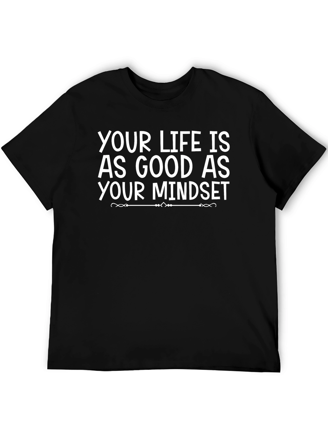 Motivational Mindset T-Shirt - Black