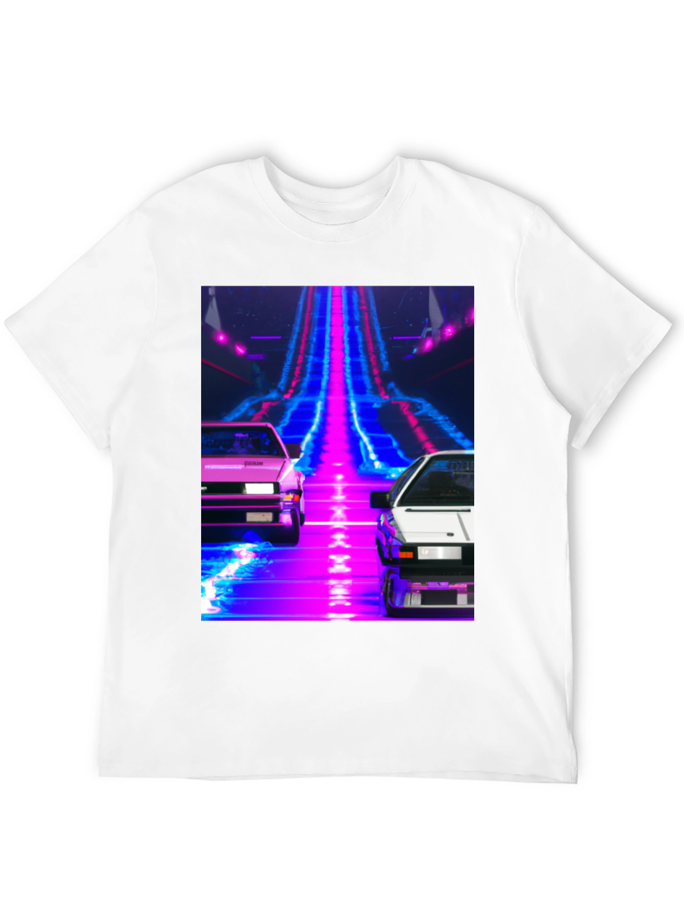 Retro Wave Car T-Shirt