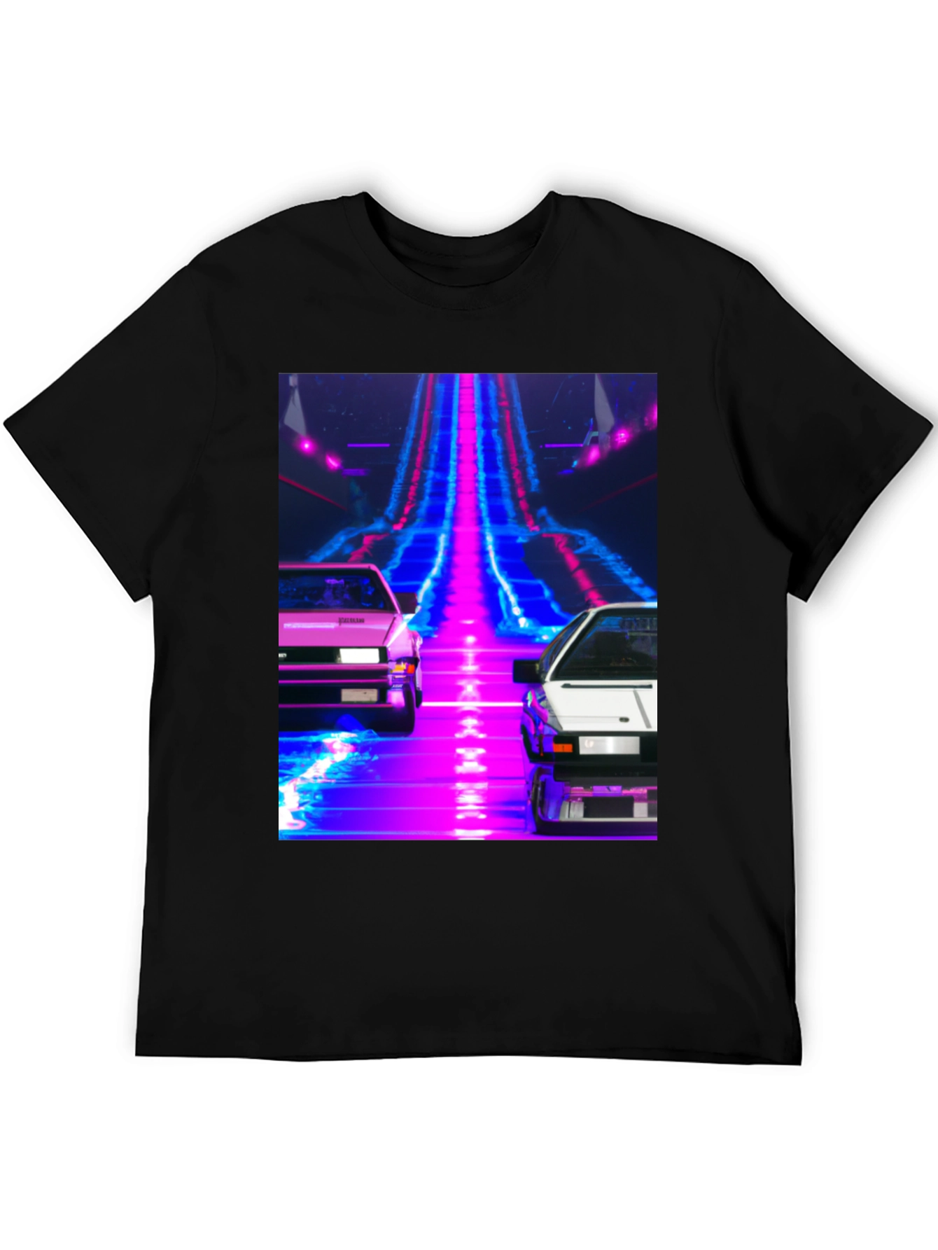 Retro Wave Car T-Shirt