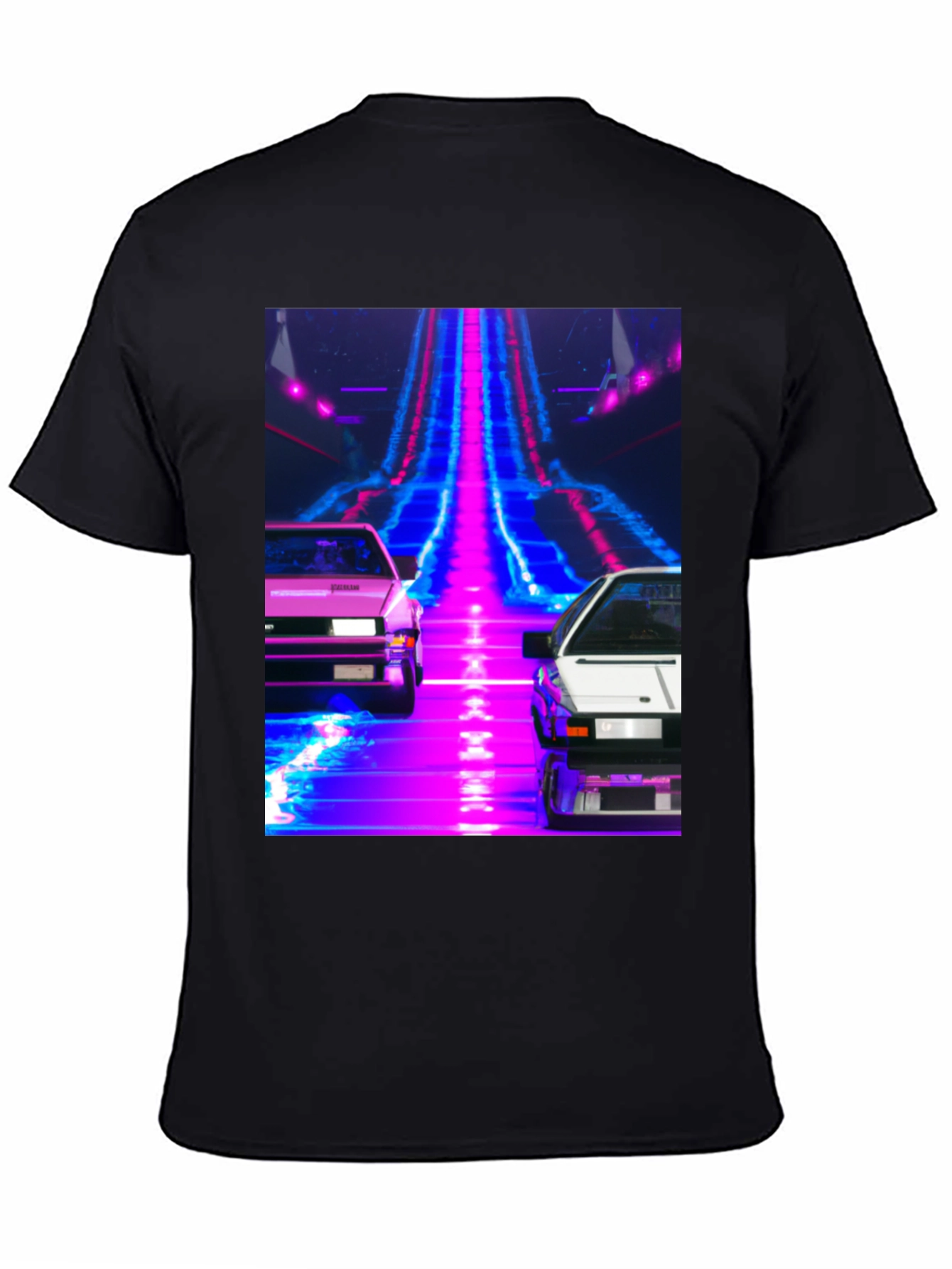 Retro Wave Car T-Shirt