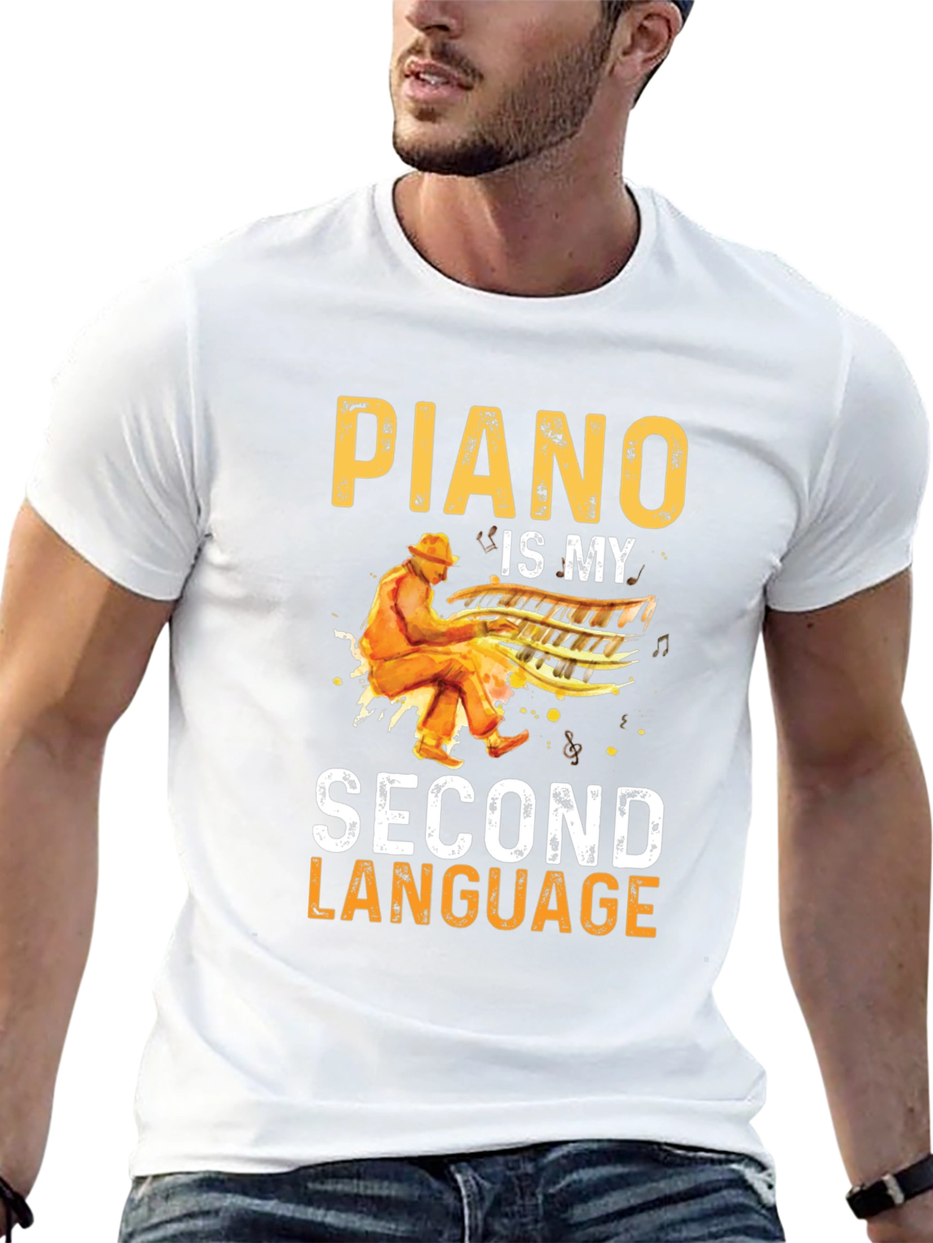 Piano Is My Second Language T-Shirt
