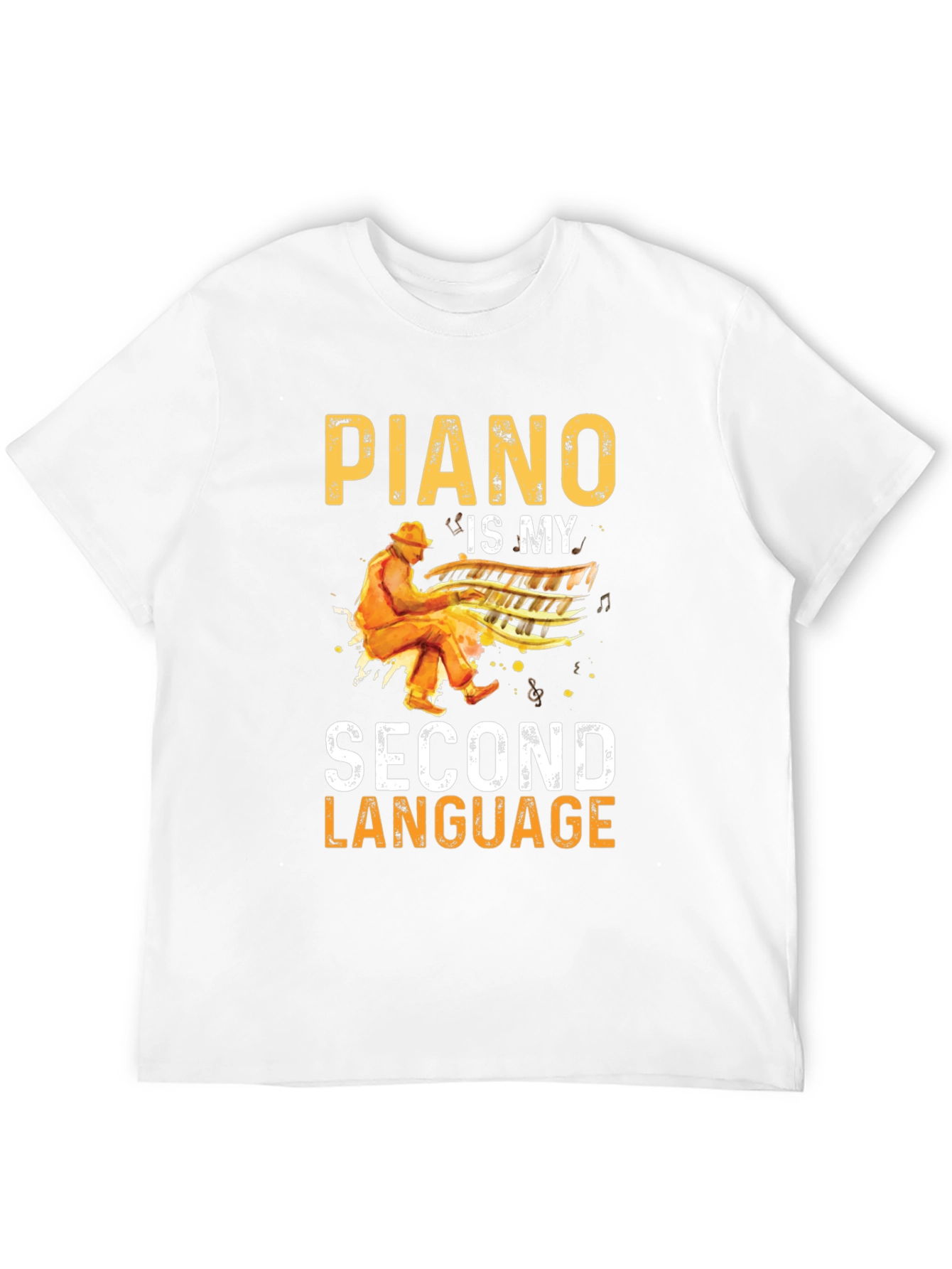 Piano Is My Second Language T-Shirt