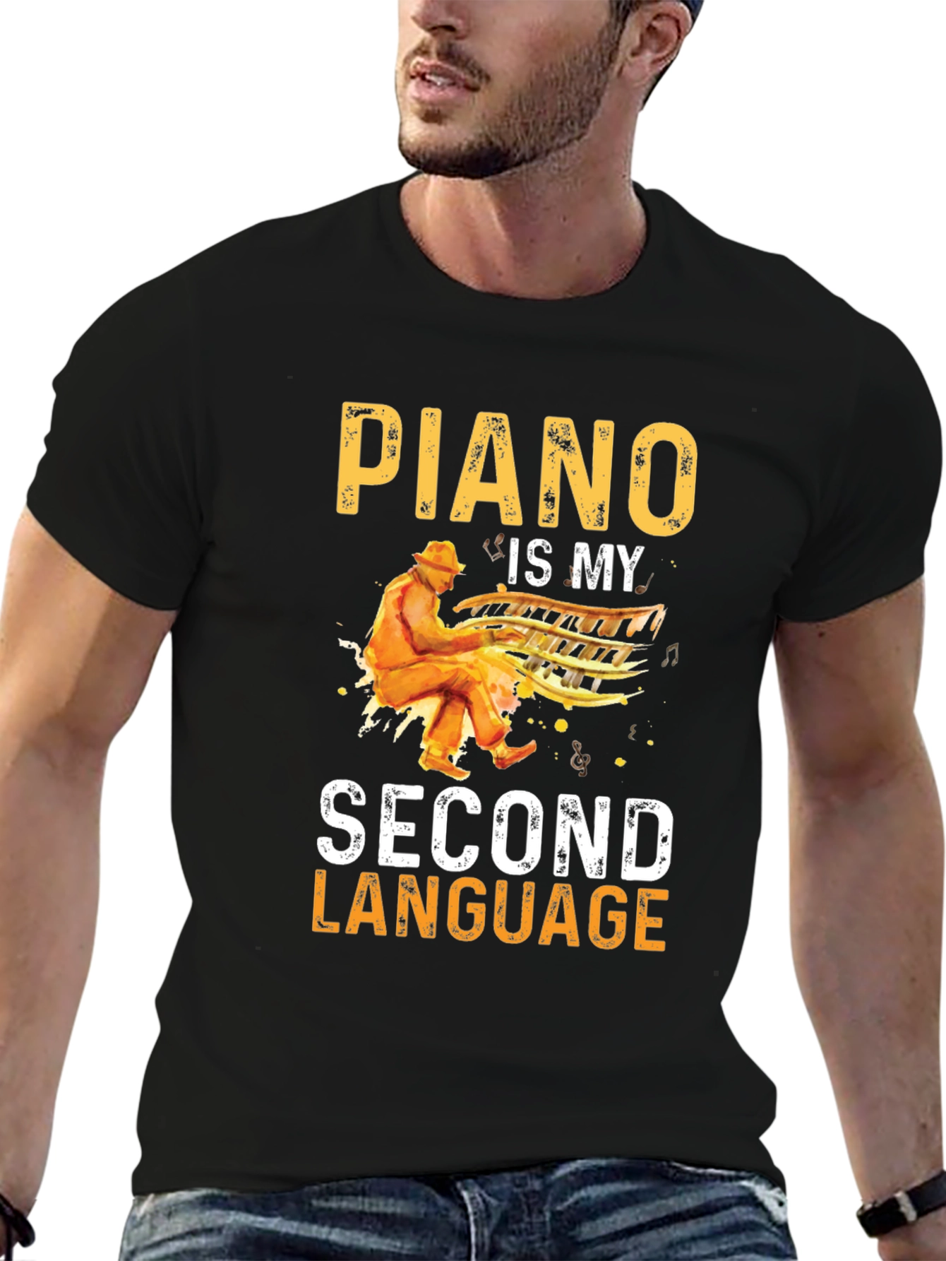 Piano Is My Second Language T-Shirt