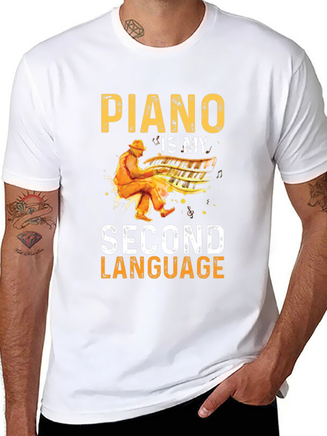 Piano Is My Second Language T-Shirt