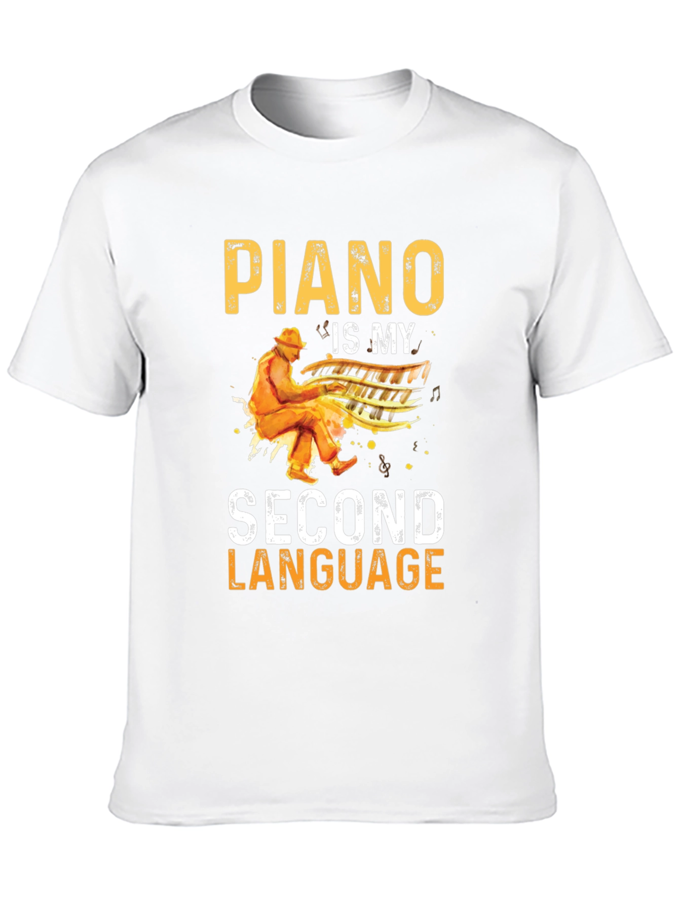Piano Is My Second Language T-Shirt