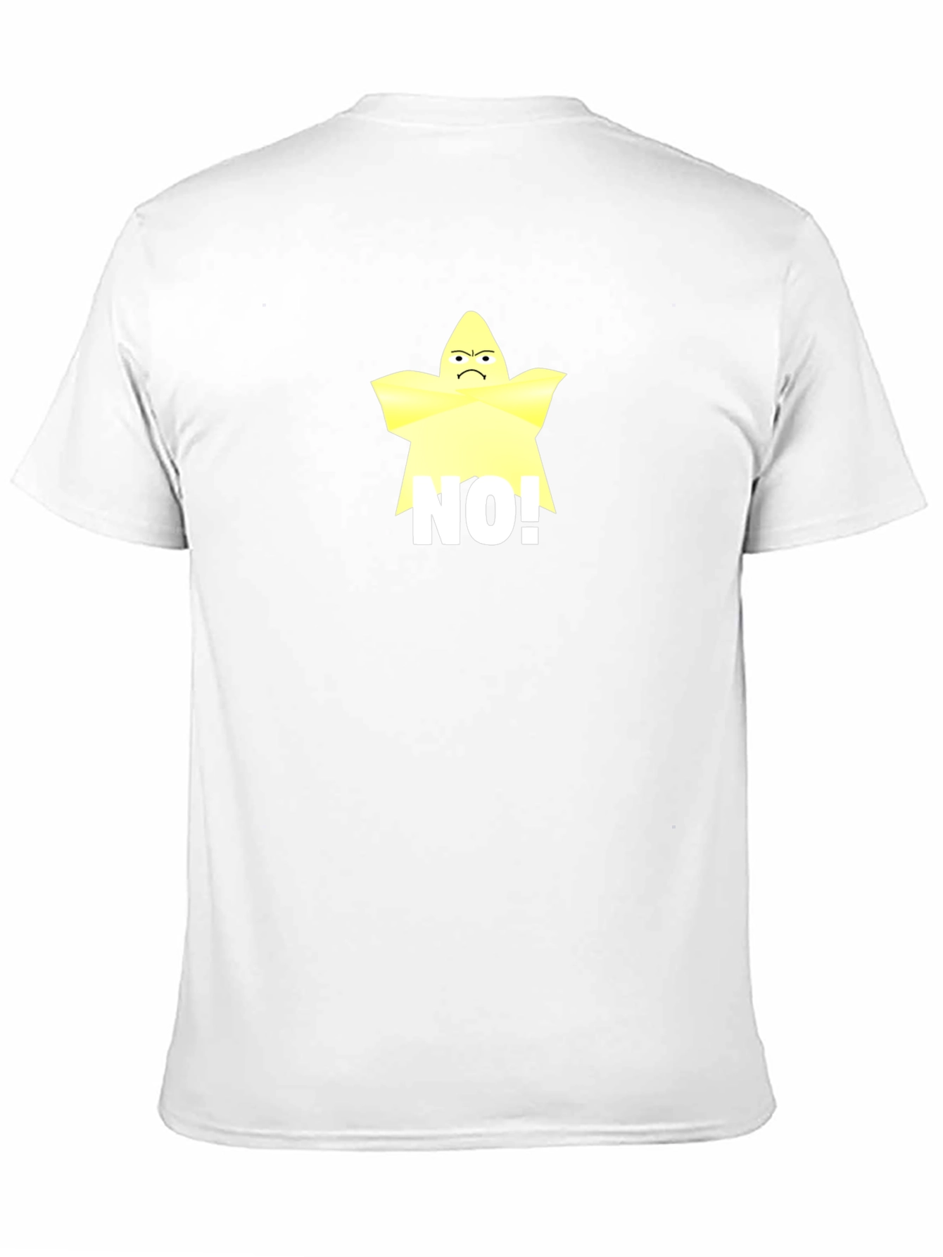 Grumpy Star No! Black T-Shirt