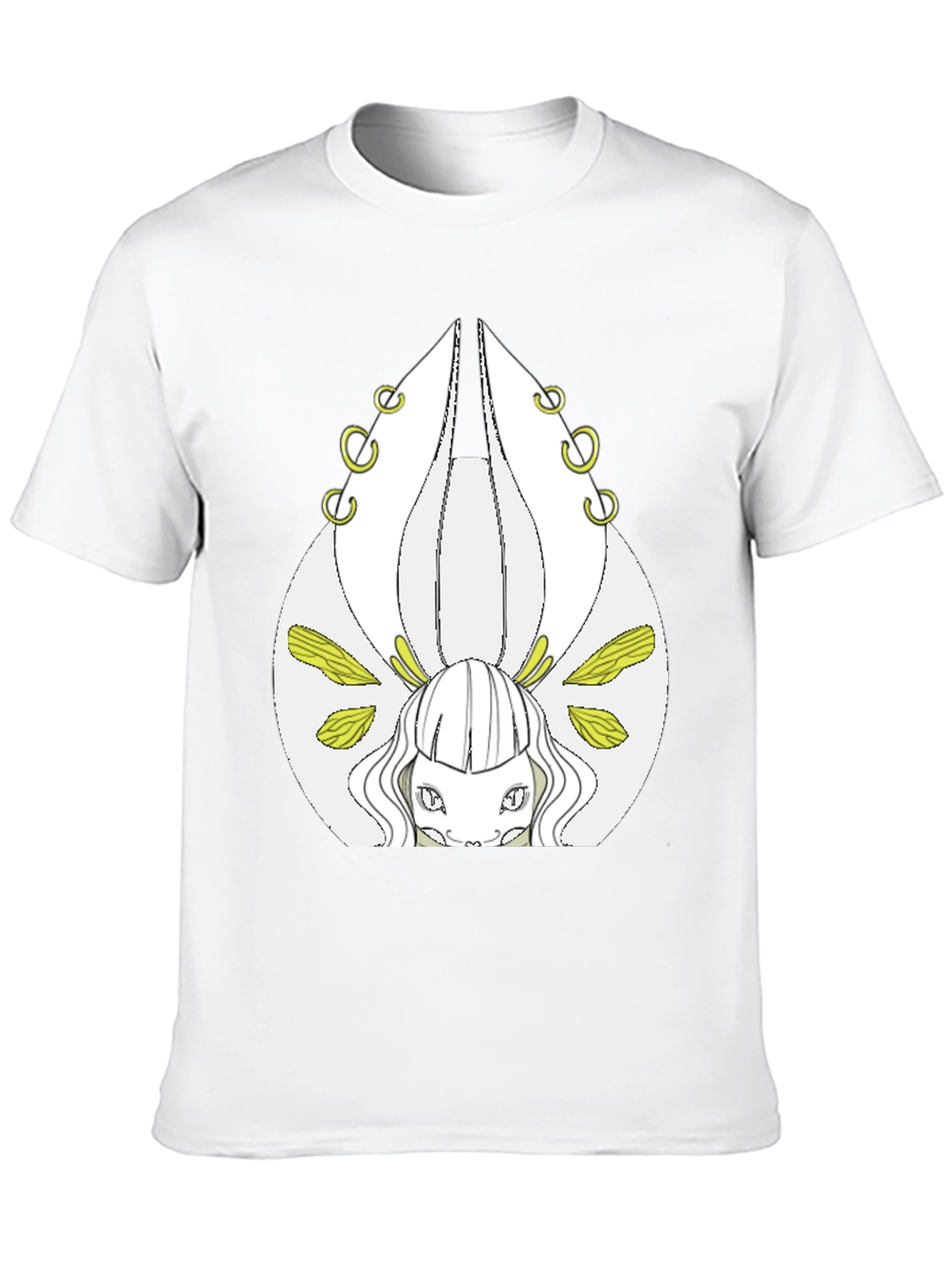 Mystical Creature Graphic Tee - Black