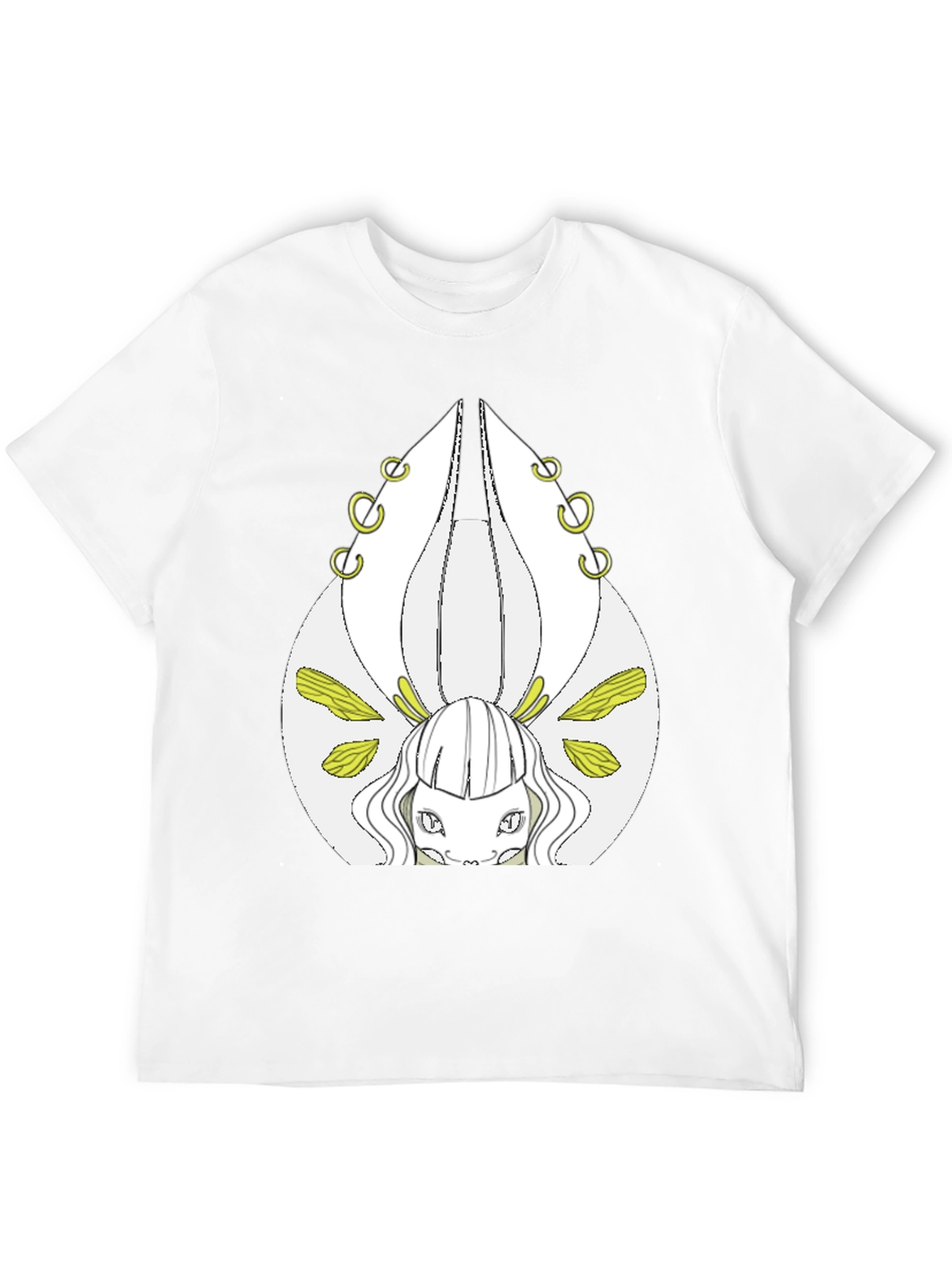 Mystical Creature Graphic Tee - Black