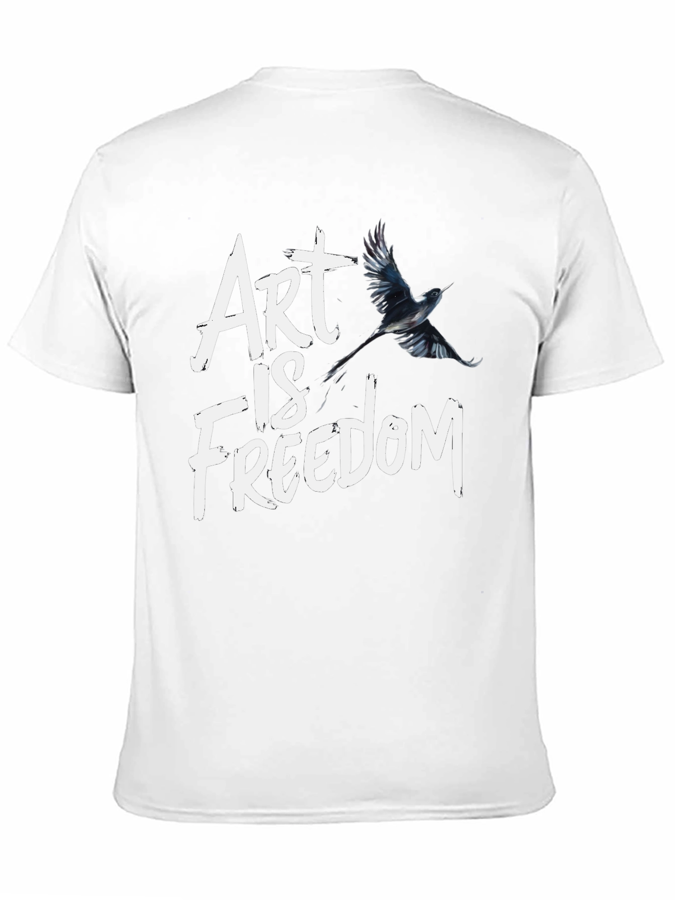 Art Is Freedom Graphic Tee - Black T-Shirt