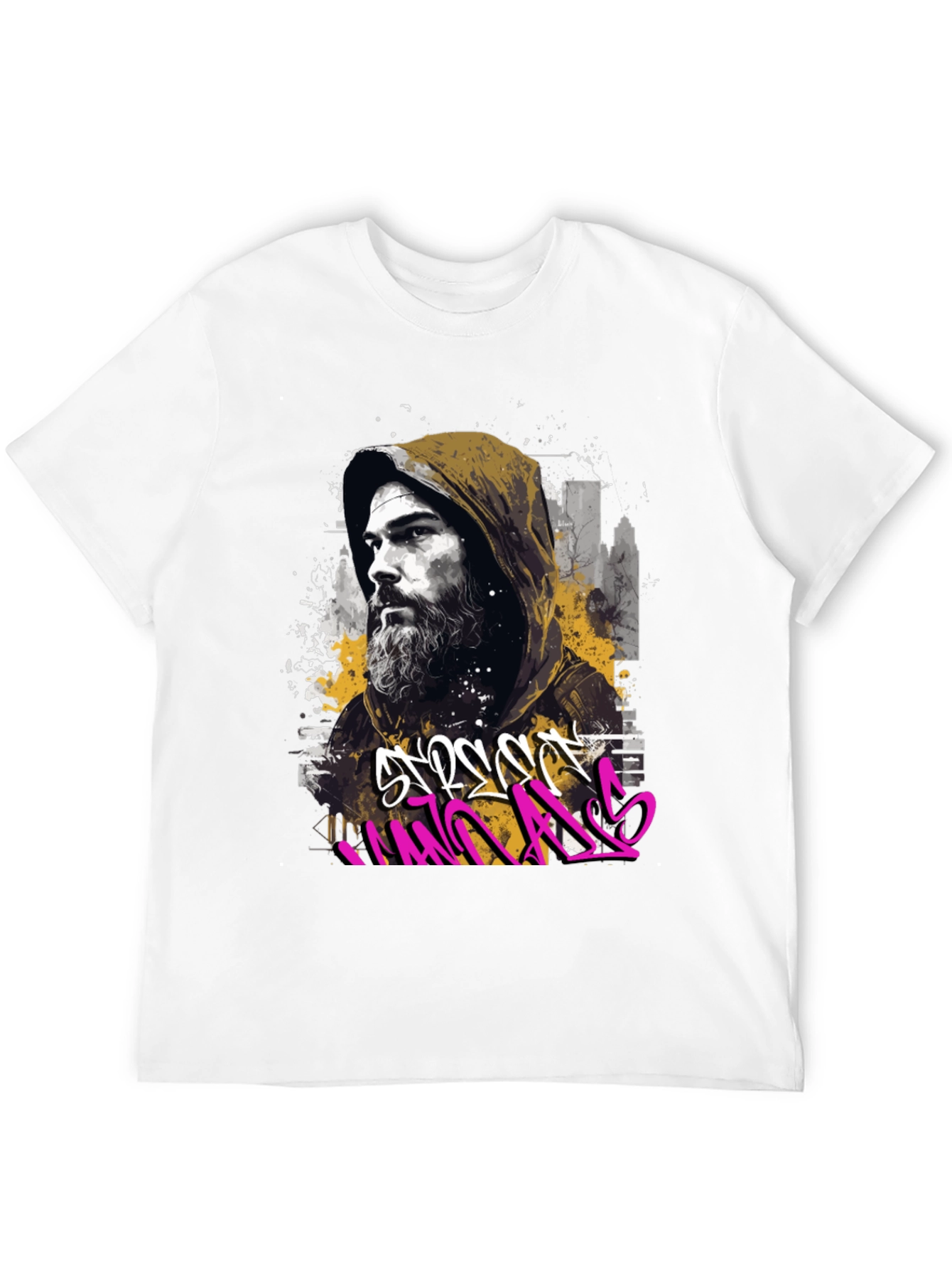 Urban Style Graffiti Graphic T-Shirt