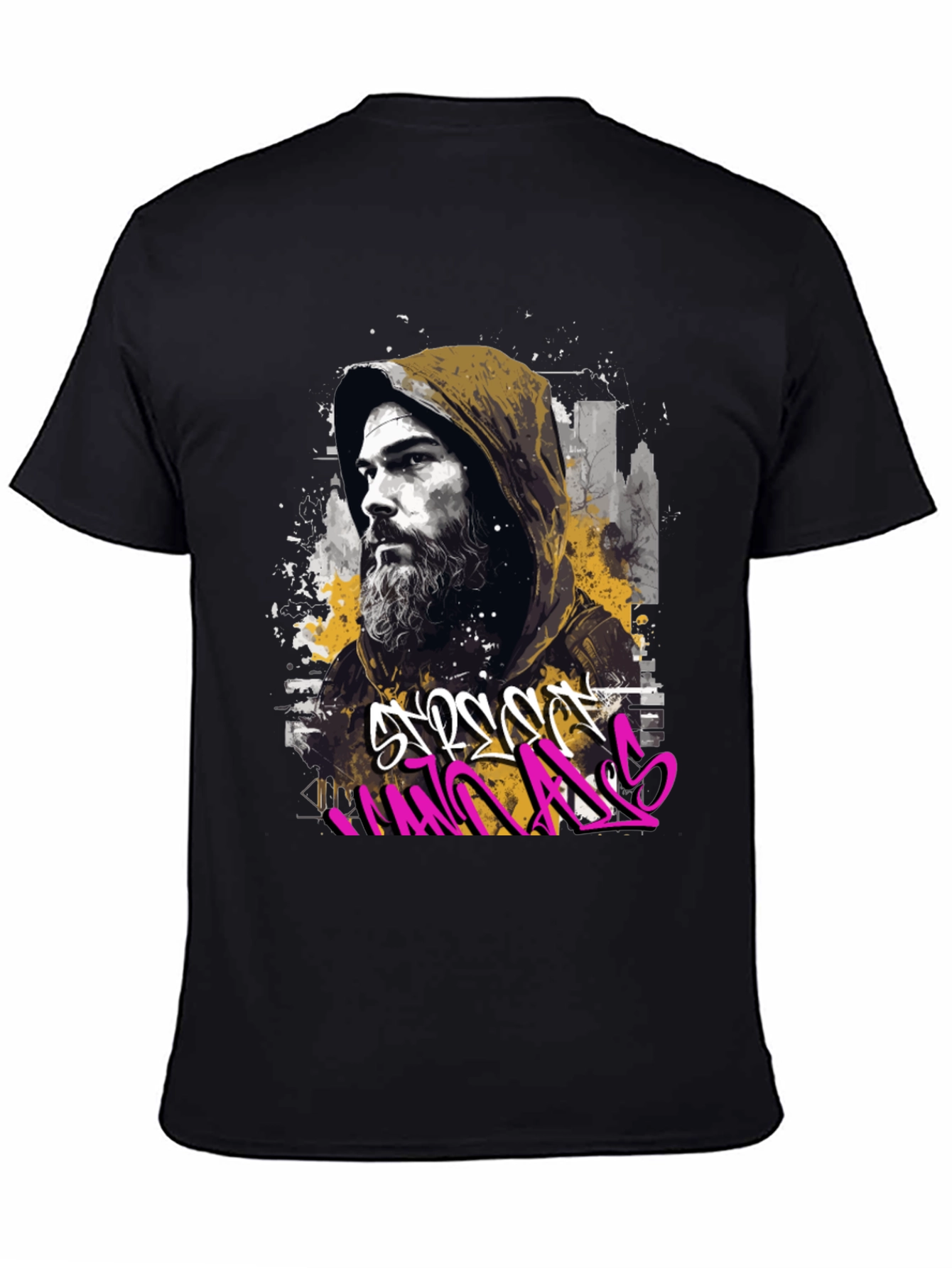 Urban Style Graffiti Graphic T-Shirt