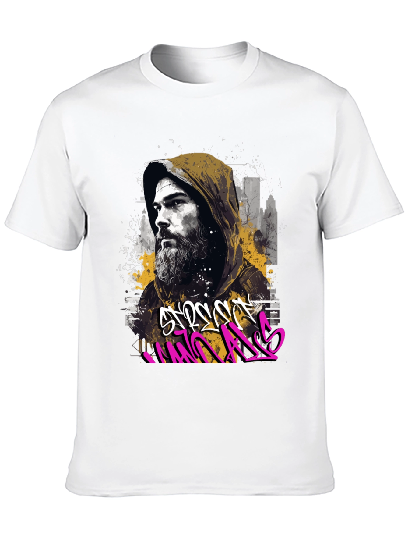 Urban Style Graffiti Graphic T-Shirt