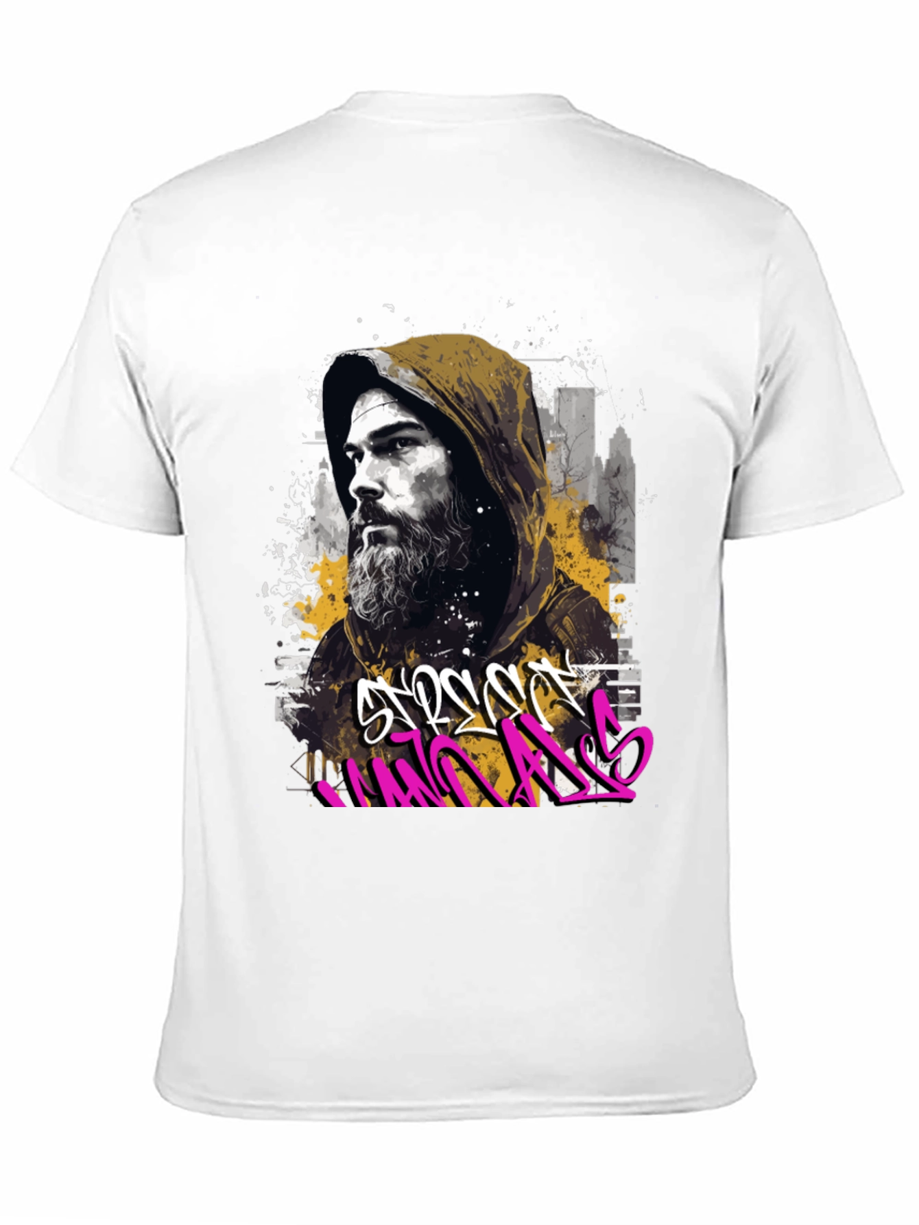 Urban Style Graffiti Graphic T-Shirt