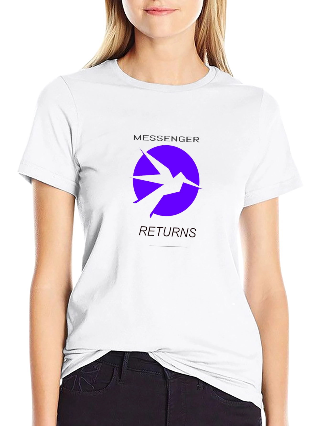 Messenger Returns Black T-Shirt