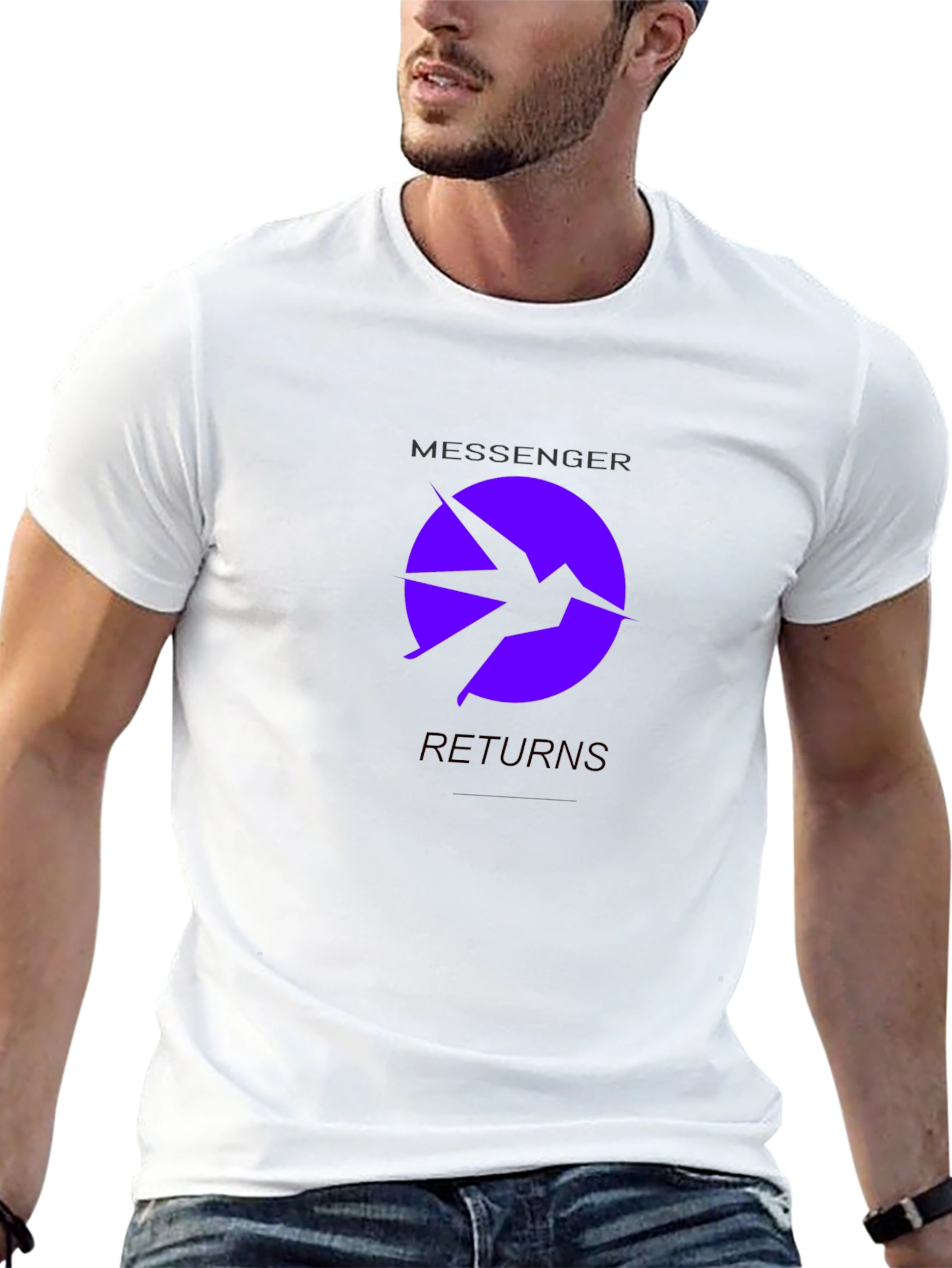 Messenger Returns Black T-Shirt